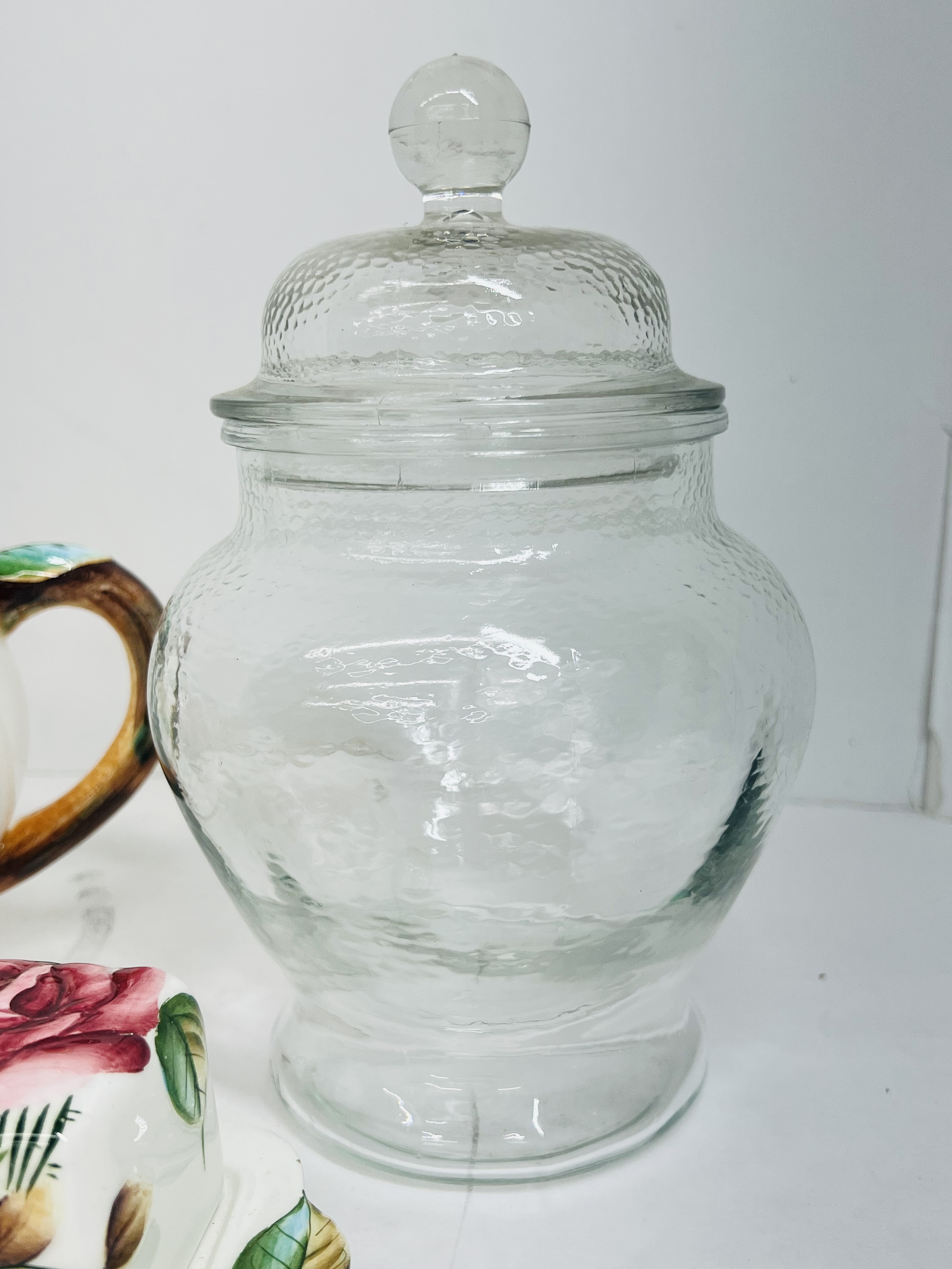 LEFTON ATTRIBUTED CERAMIC ROSE SERVICE, 1950S
