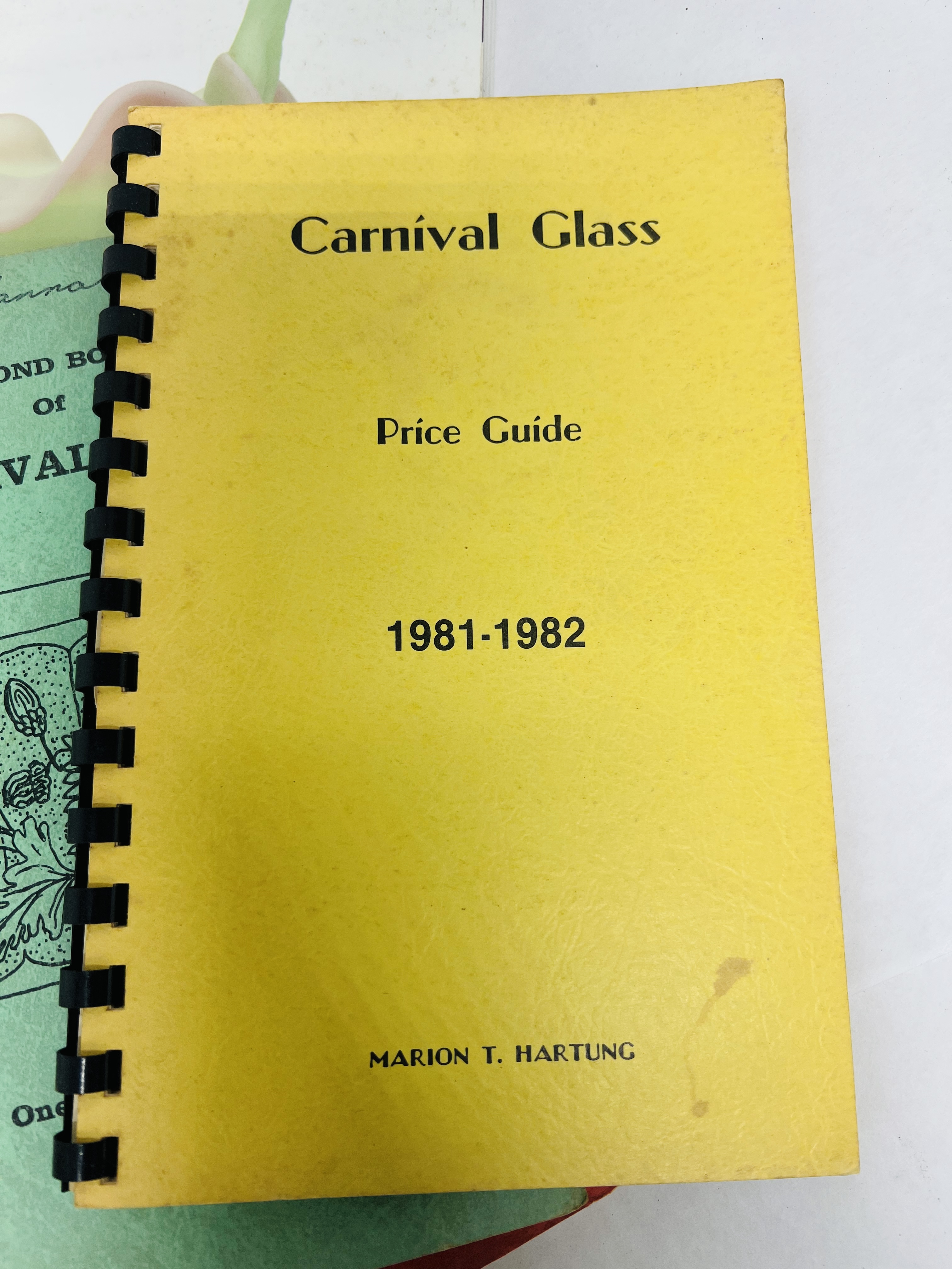MARION HARTUNG, GLASS REFERENCE BOOKS, VINTAGE