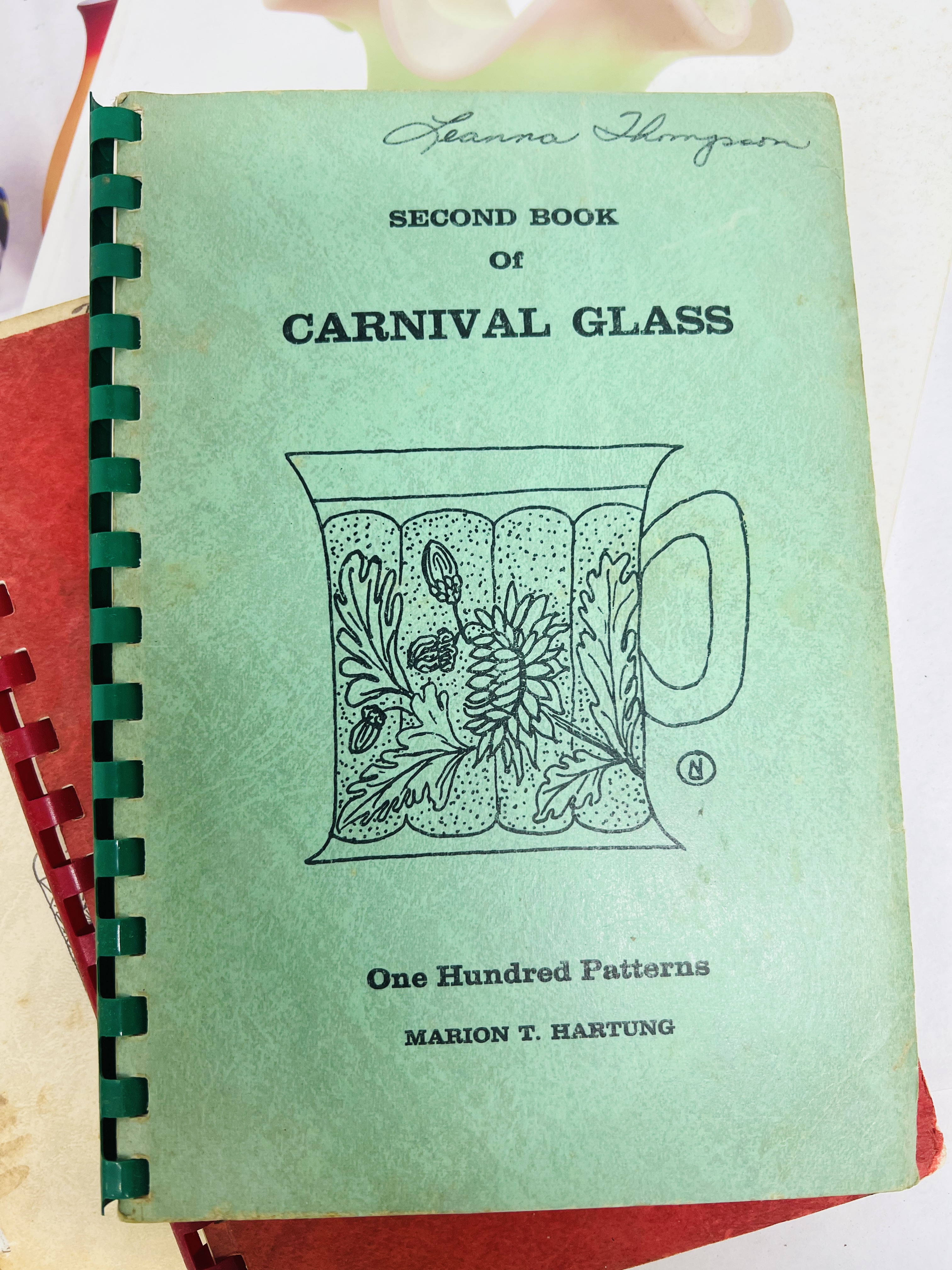 MARION HARTUNG, GLASS REFERENCE BOOKS, VINTAGE