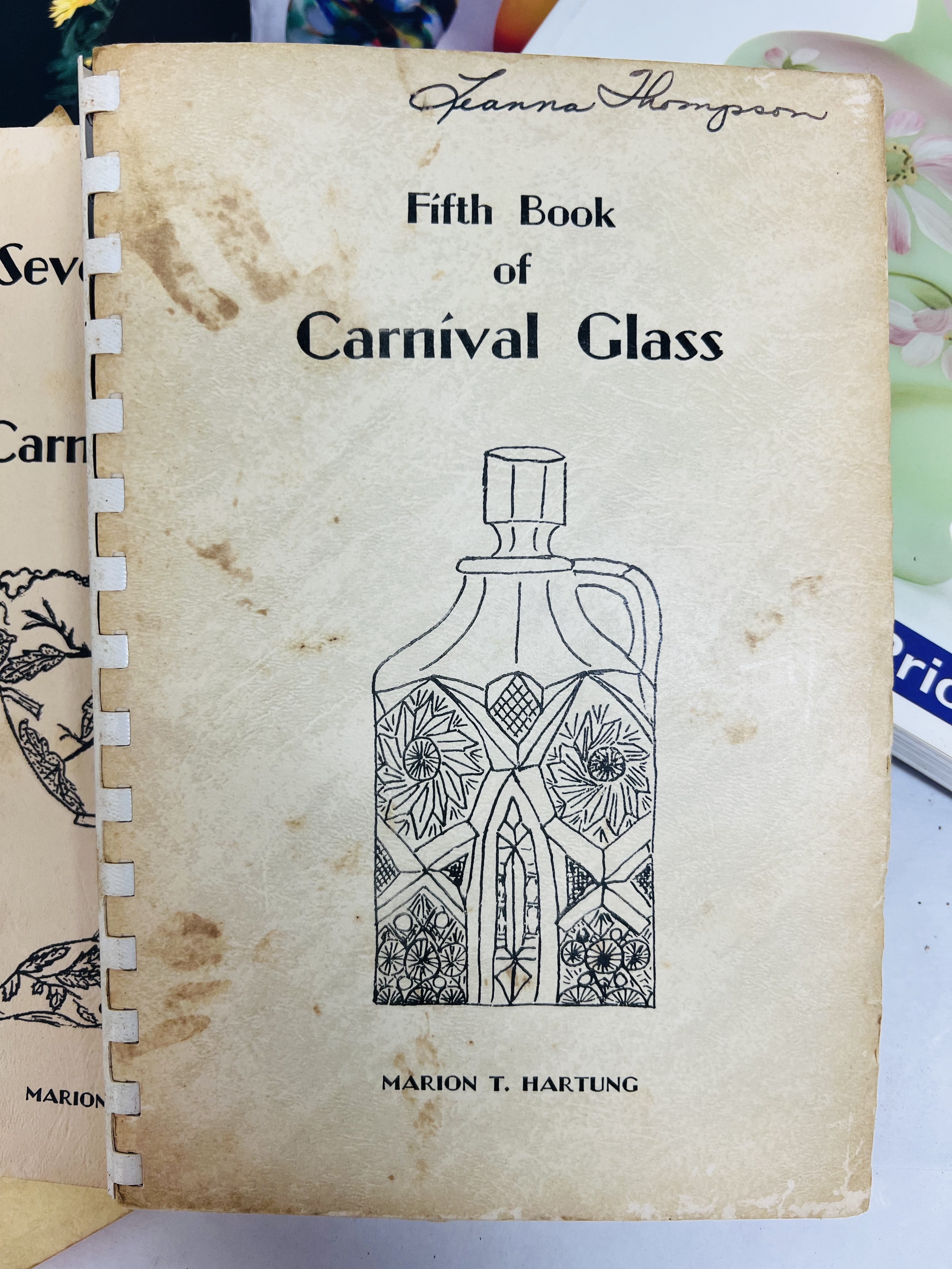MARION HARTUNG, GLASS REFERENCE BOOKS, VINTAGE