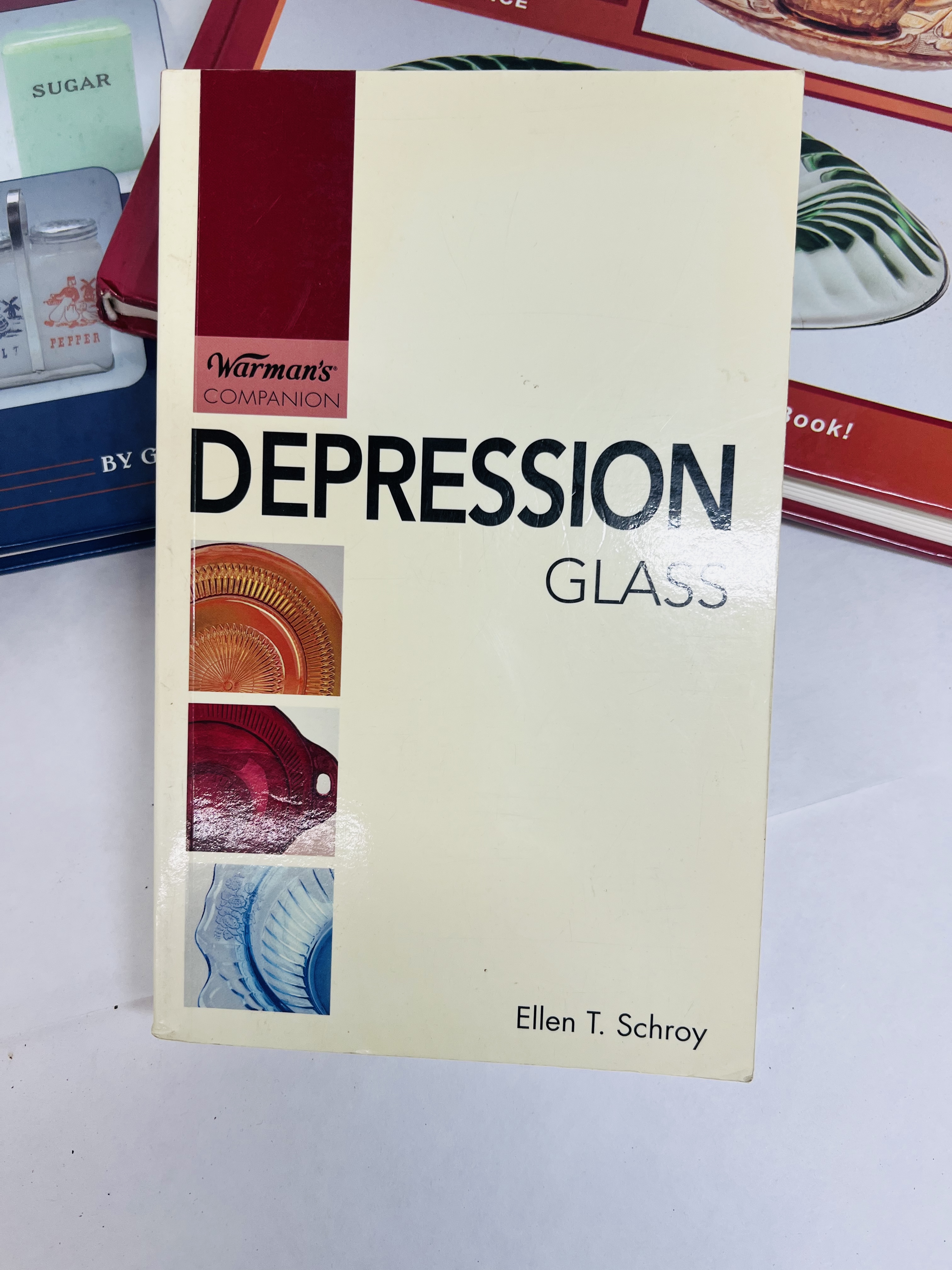 FLORENCE AND SCHROY, DEPRESSION GLASS BOOKS, CIRCA 2000
