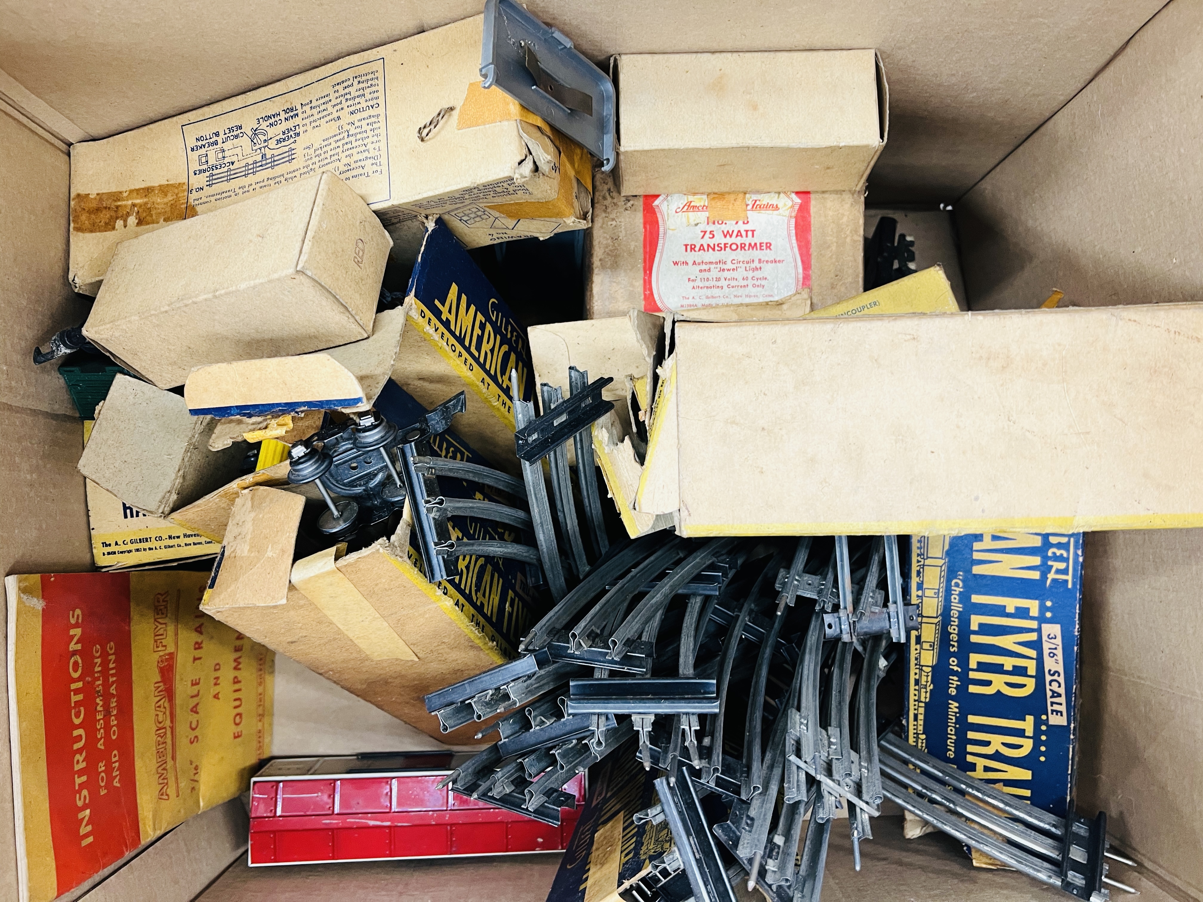 LIONEL AND AMERICAN FLYER TRAINS, CIRCA 1950