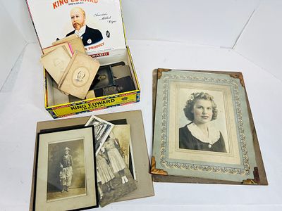 VARIOUS, PHOTOGRAPH AND EPHEMERA COLLECTION, 1880-1950. This assortment features diverse 