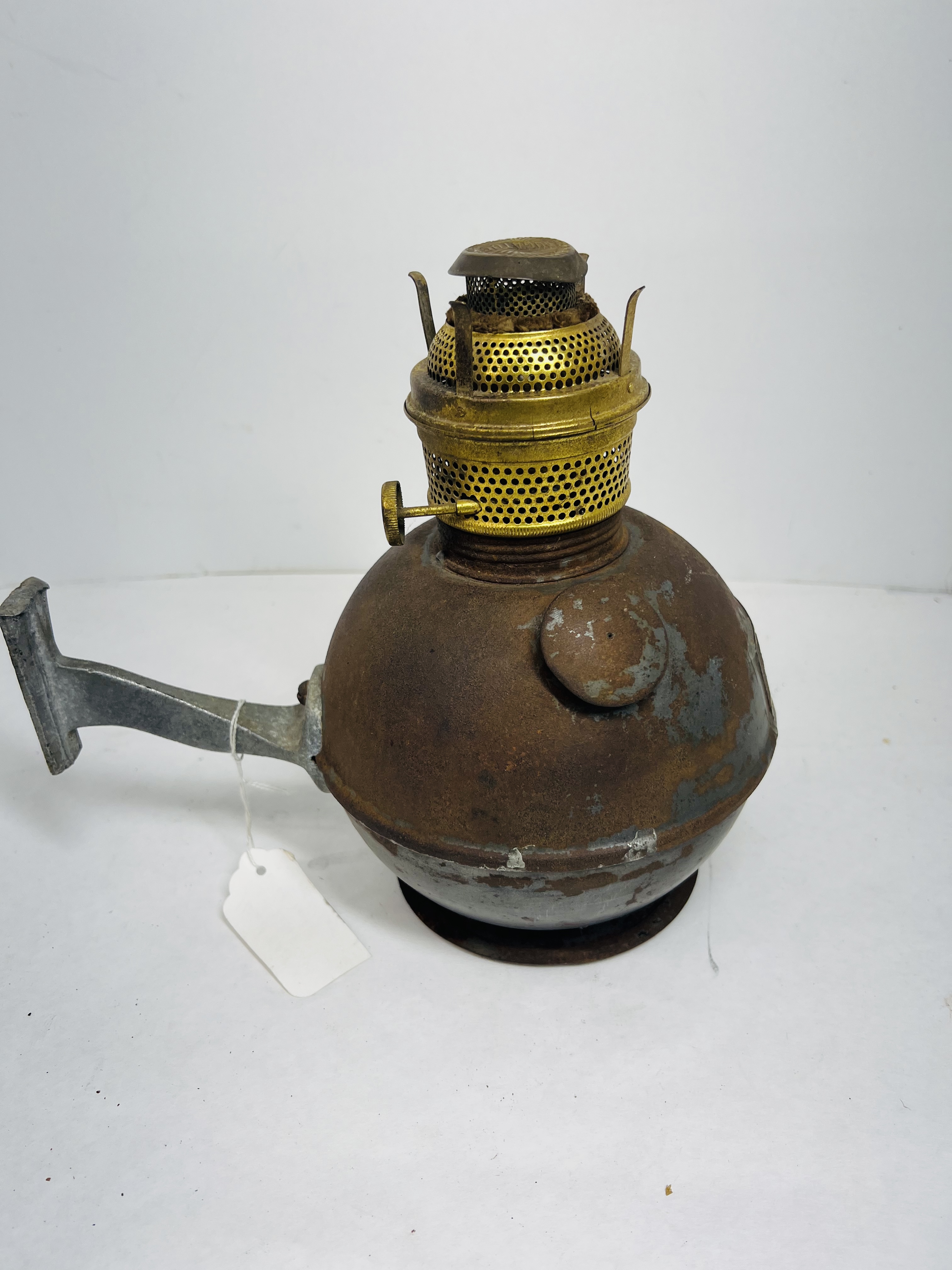 HANDLAN STEEL CABOOSE LAMP, C.1865