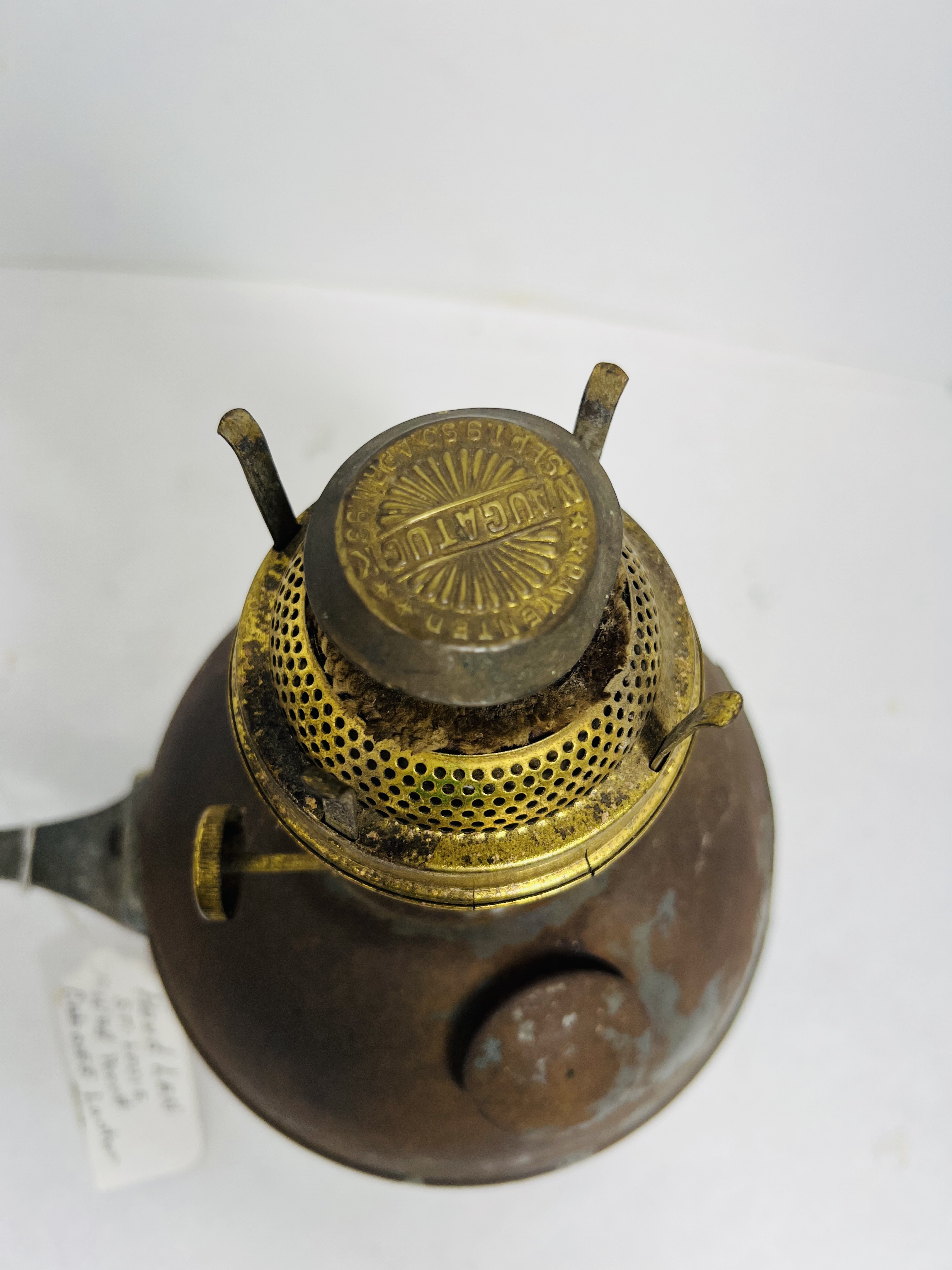 HANDLAN STEEL CABOOSE LAMP, C.1865