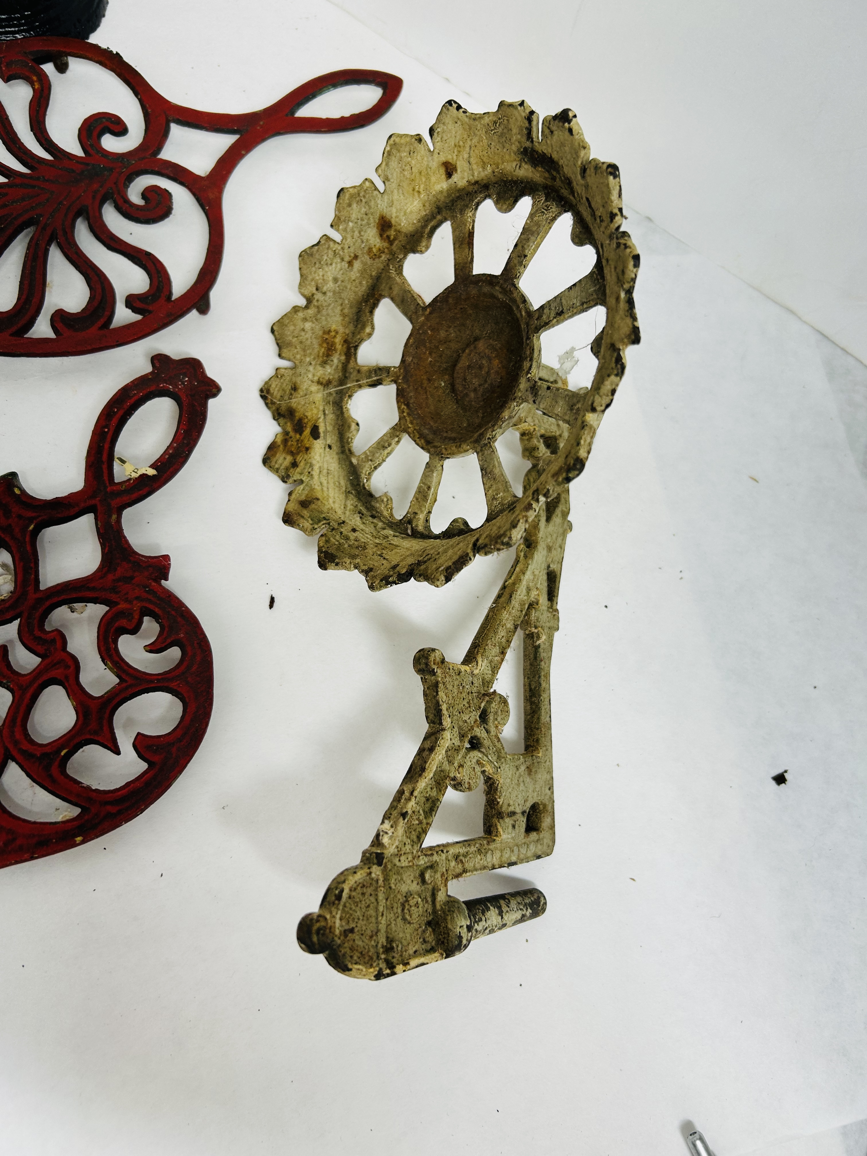 ASSORTED CAST IRON DECORATIVE WARES