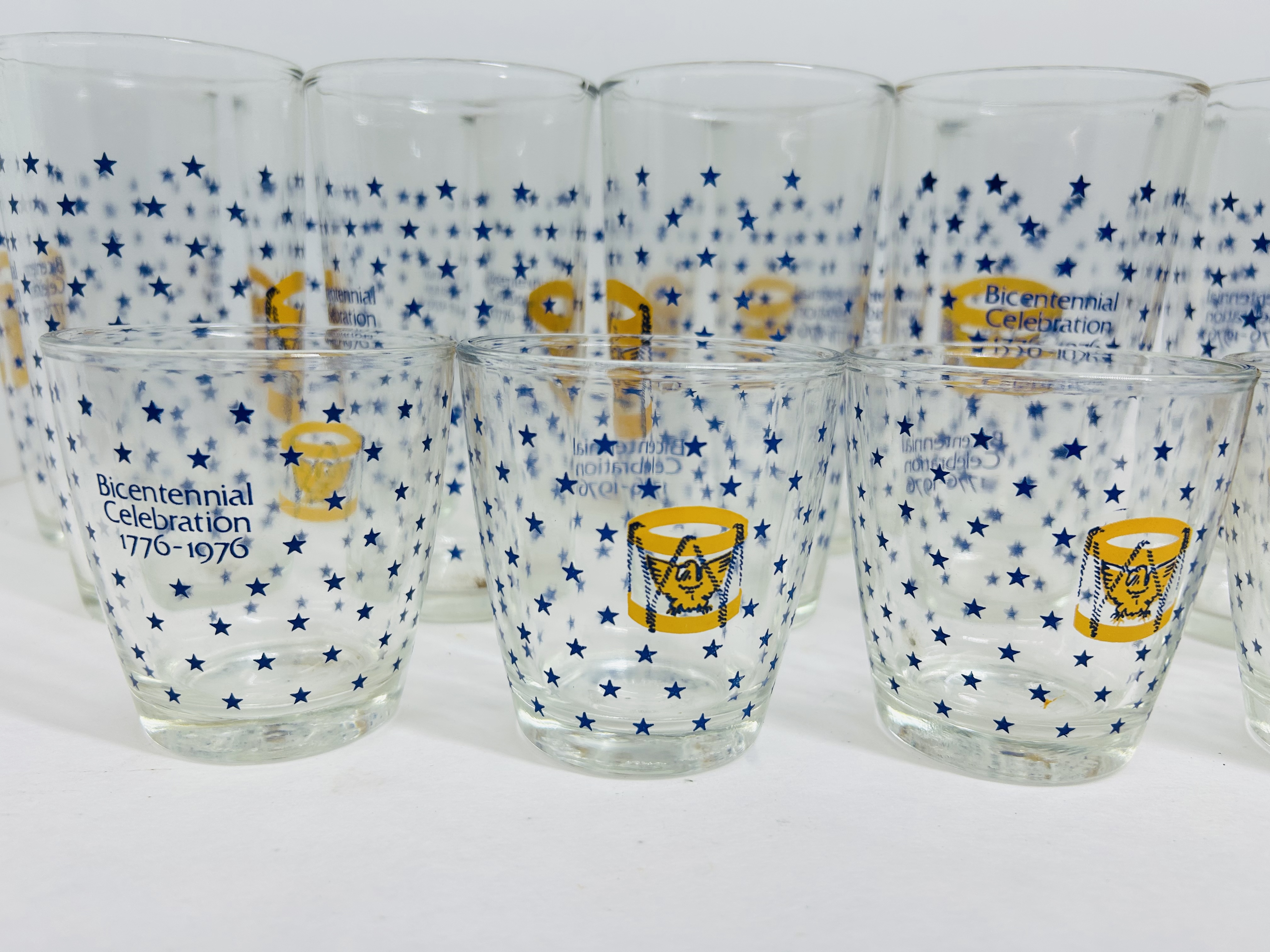 BICENTENNIAL COMMEMORATIVE GLASS COLLECTION, 1976