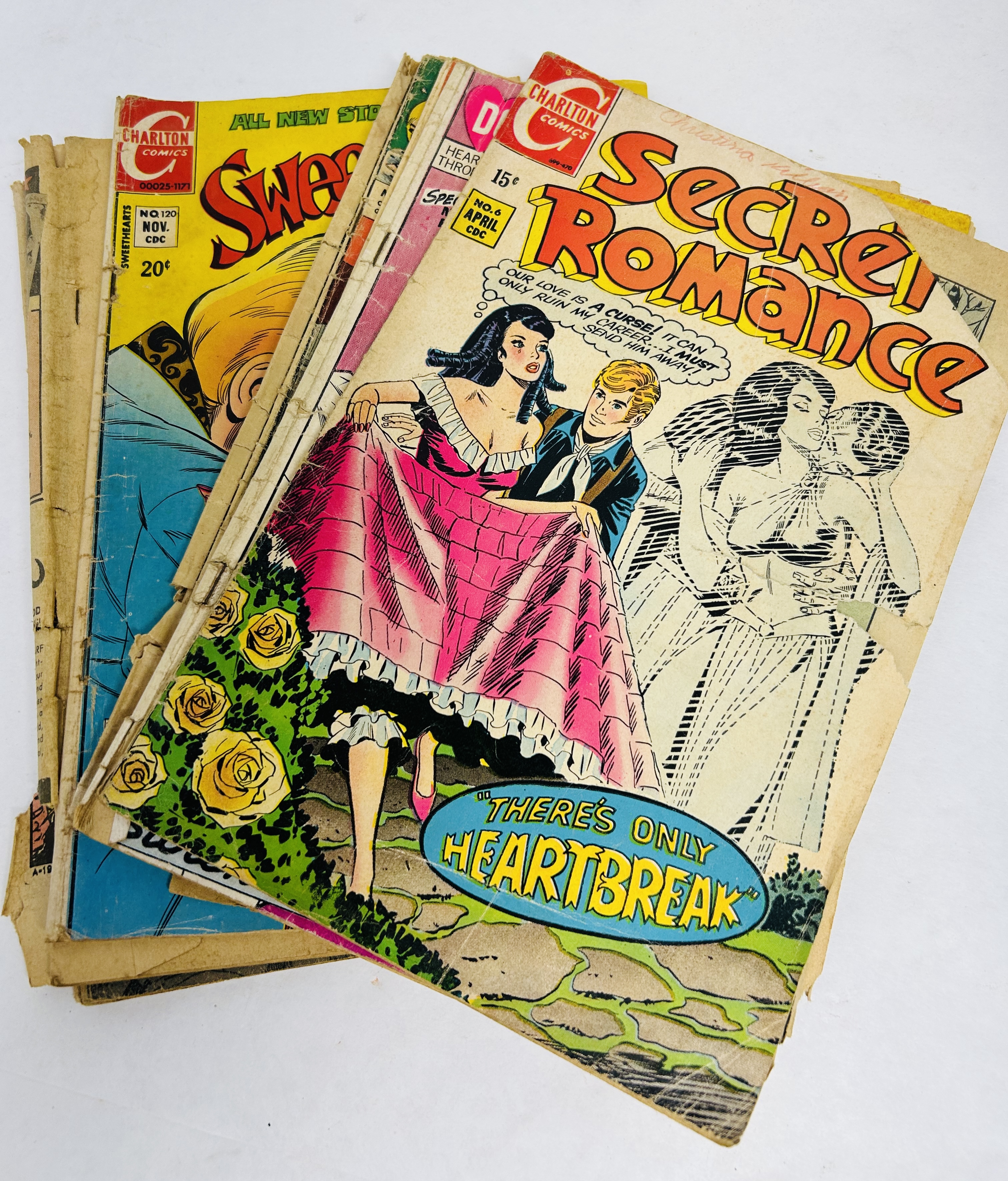 VARIOUS PUBLISHERS ROMANCE COMICS 1960S-1970S