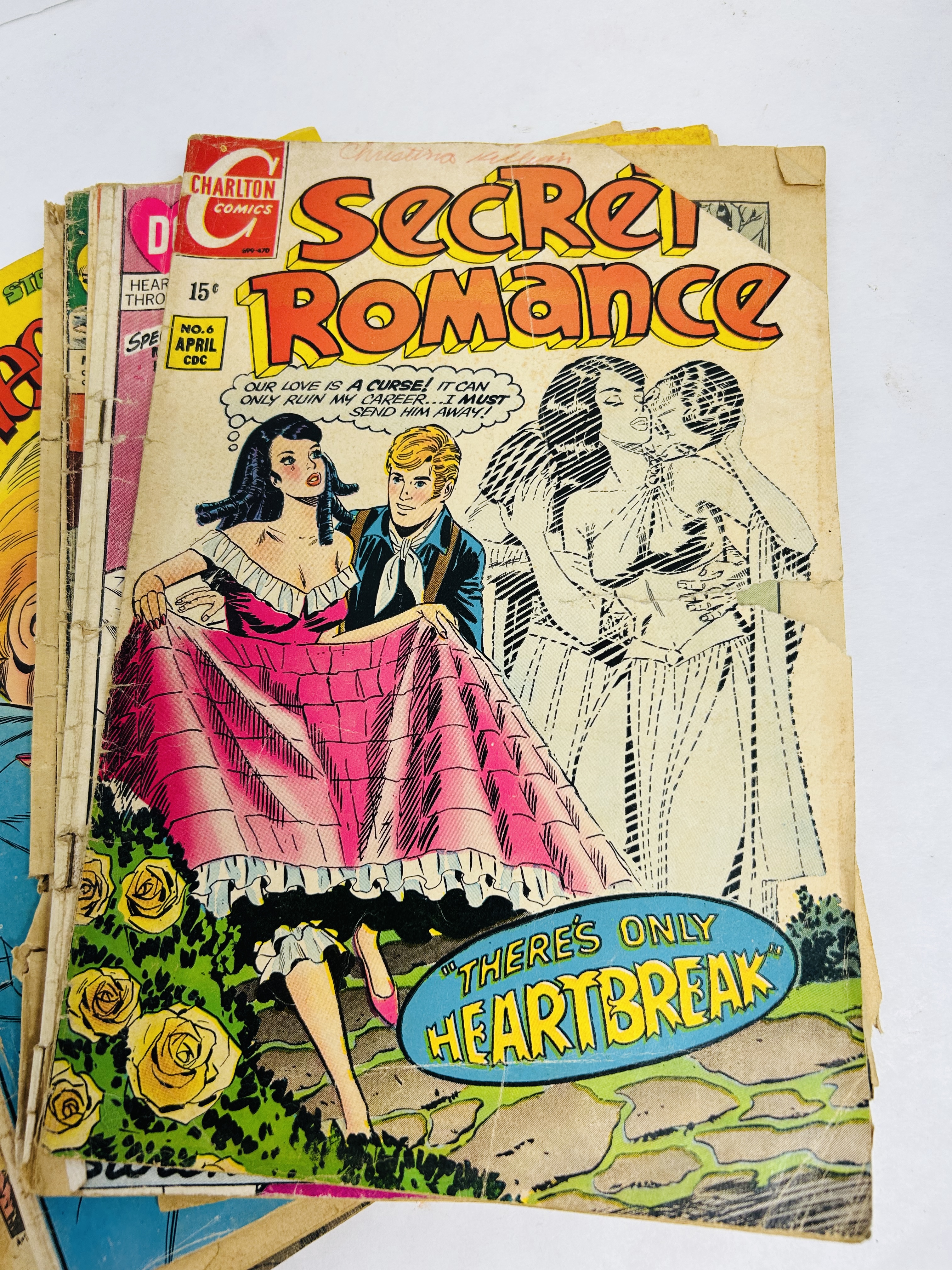 VARIOUS PUBLISHERS ROMANCE COMICS 1960S-1970S