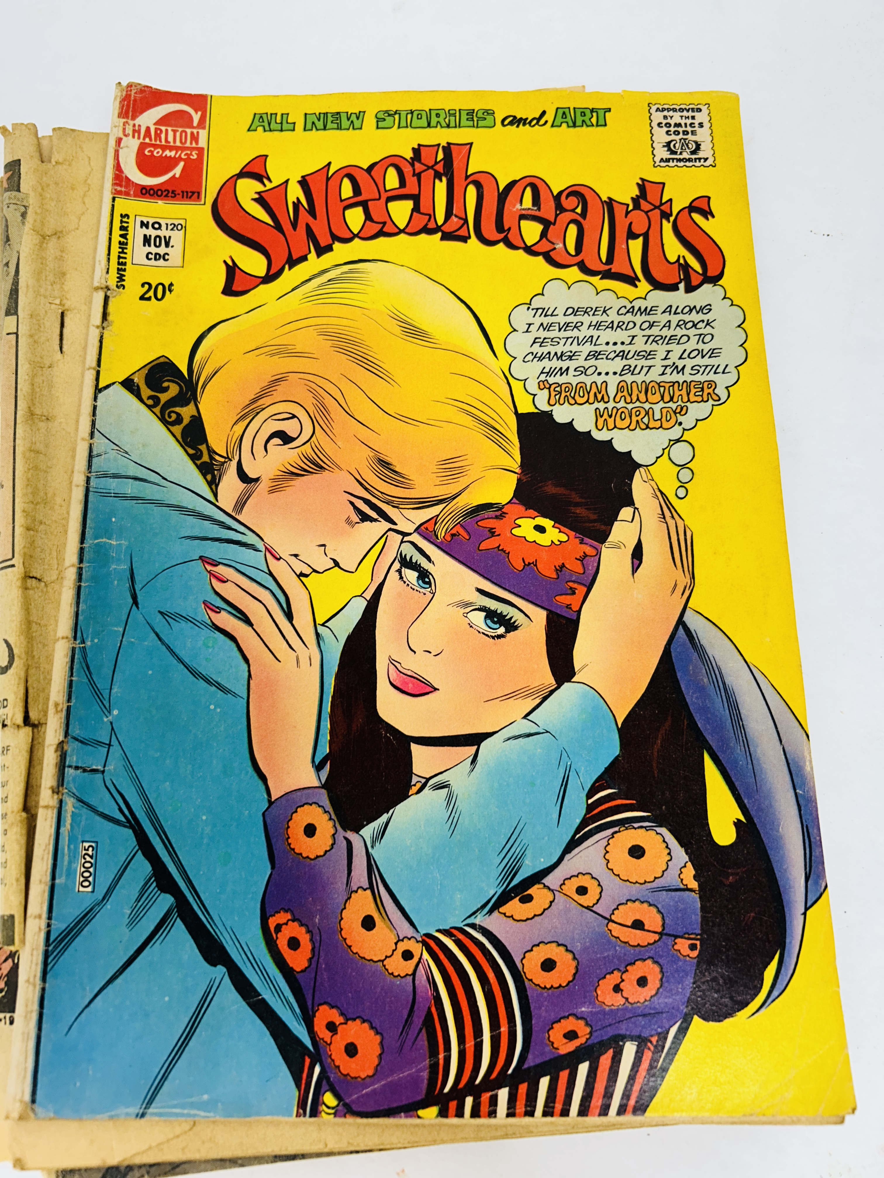 VARIOUS PUBLISHERS ROMANCE COMICS 1960S-1970S