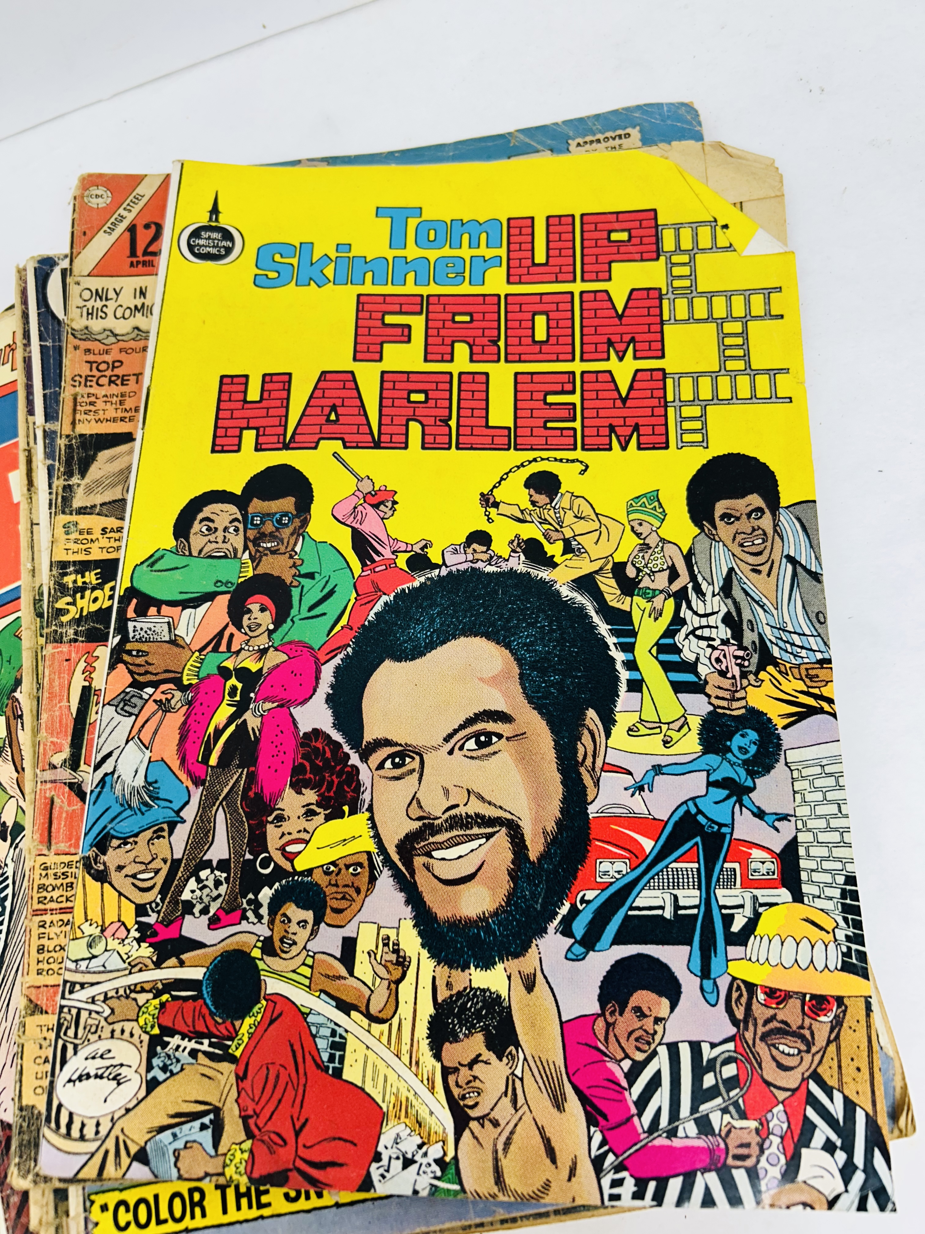 VARIOUS PUBLISHERS VINTAGE PAPER COMICS 1970