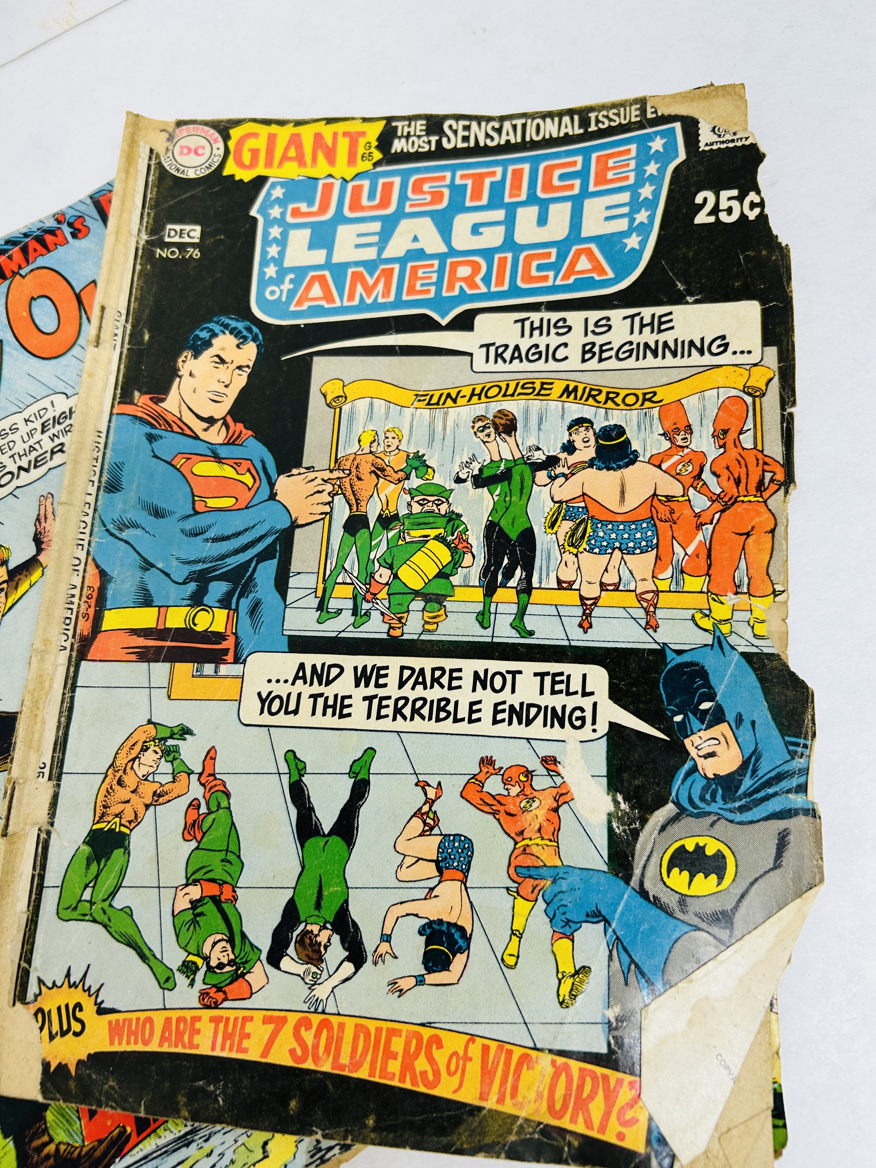 DC AND MARVEL COMIC BOOKS, 1970