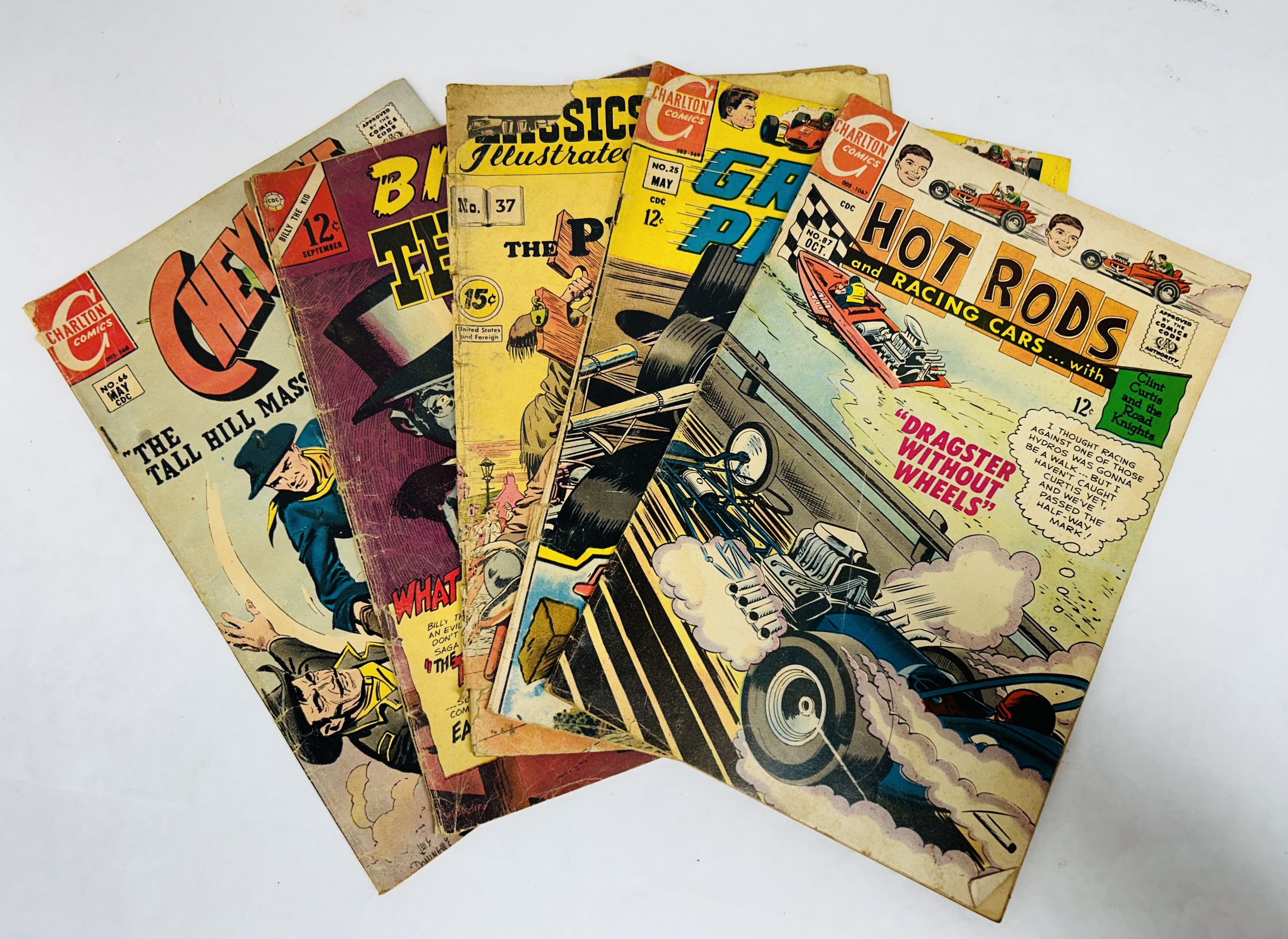 CHARLTON PAPER COMIC BOOKS, 1960S