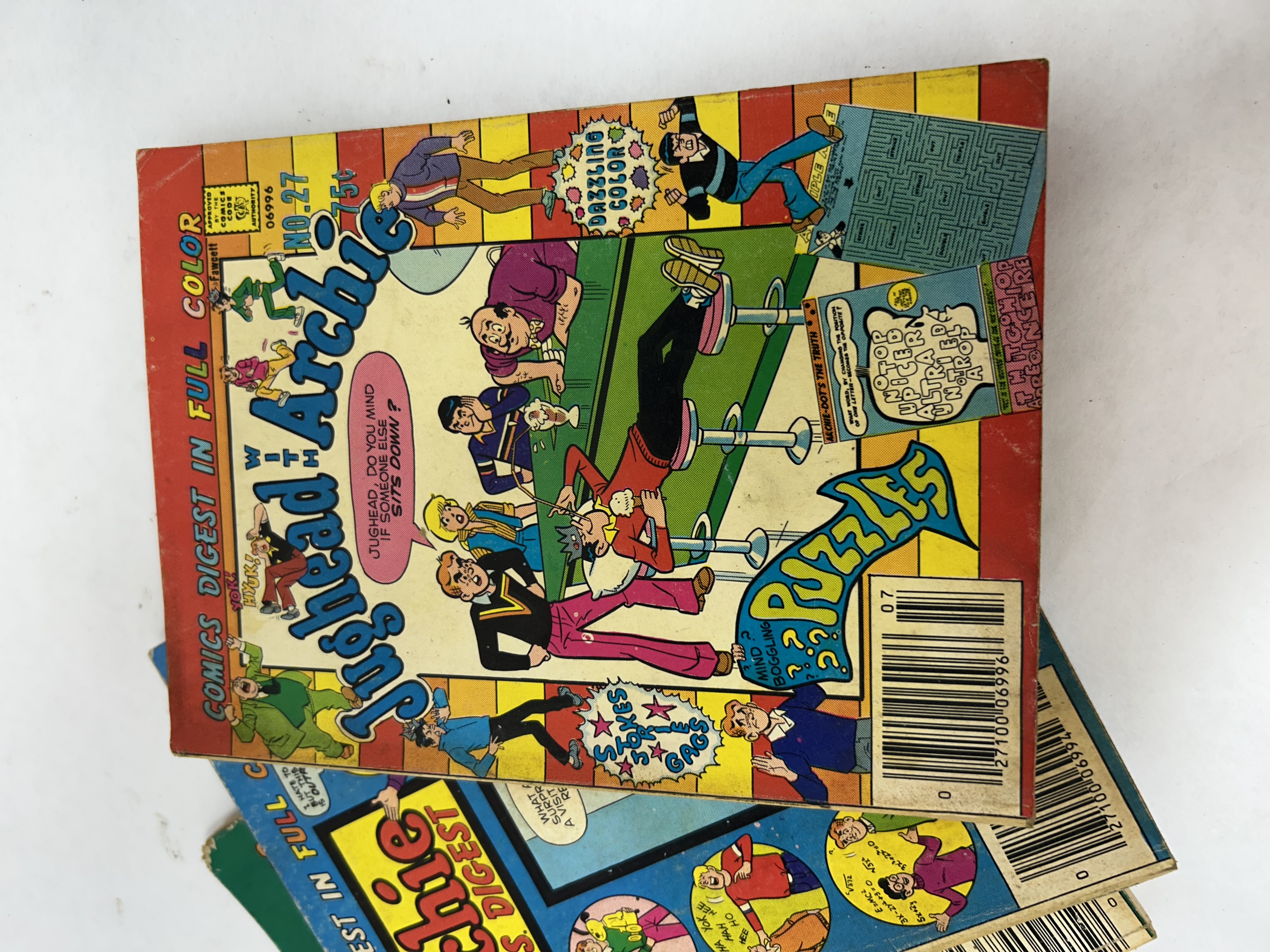 ARCHIE PUBLICATIONS, SIX VINTAGE DIGESTS, 1970S