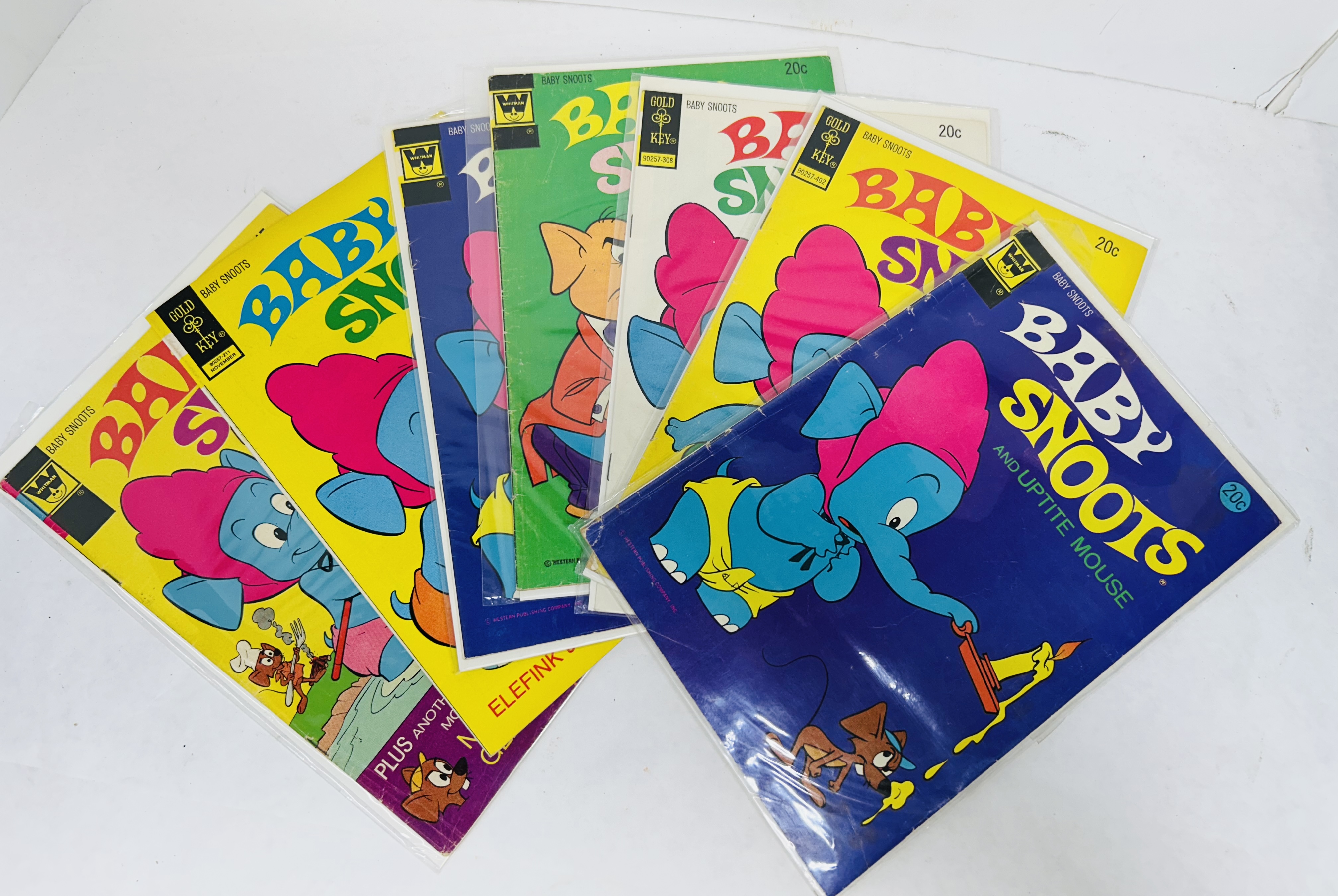 GOLD KEY WHITMAN BABY SNOOTS COMICS, 1970s