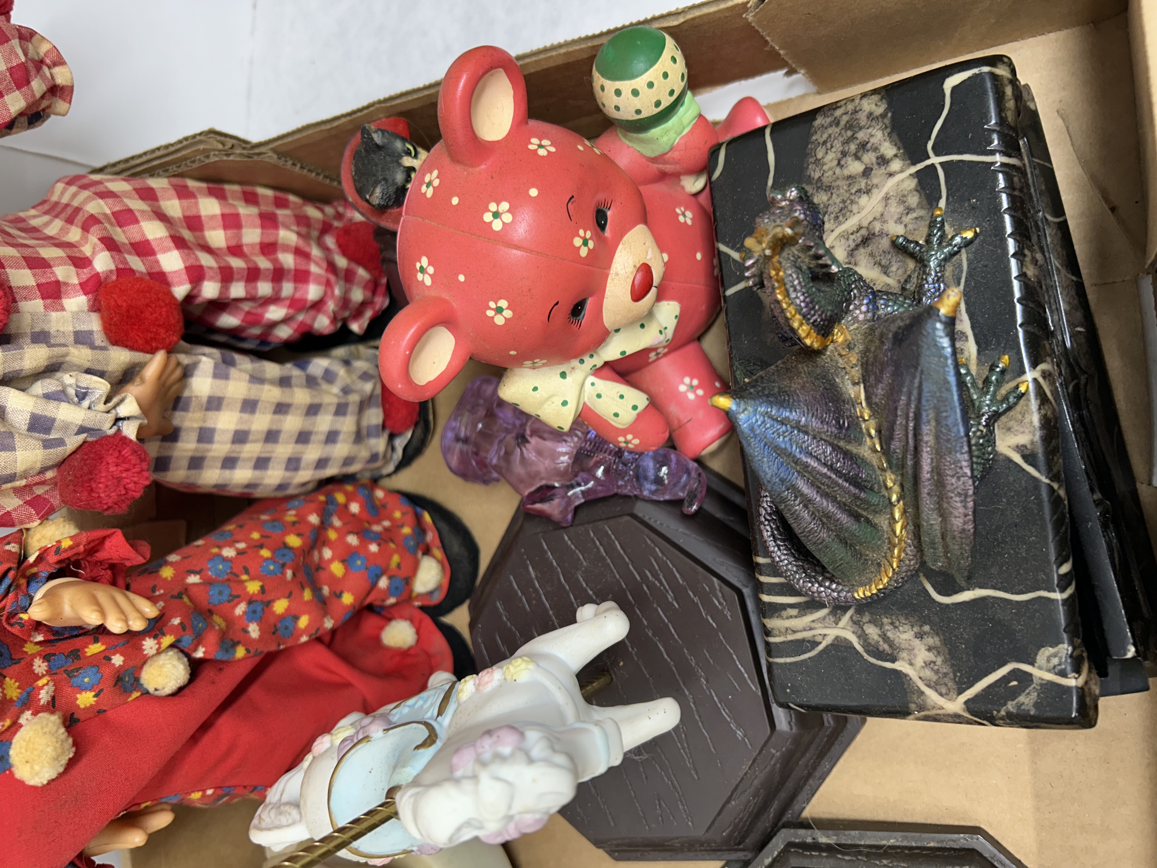 VARIOUS CLOWN FIGURINES