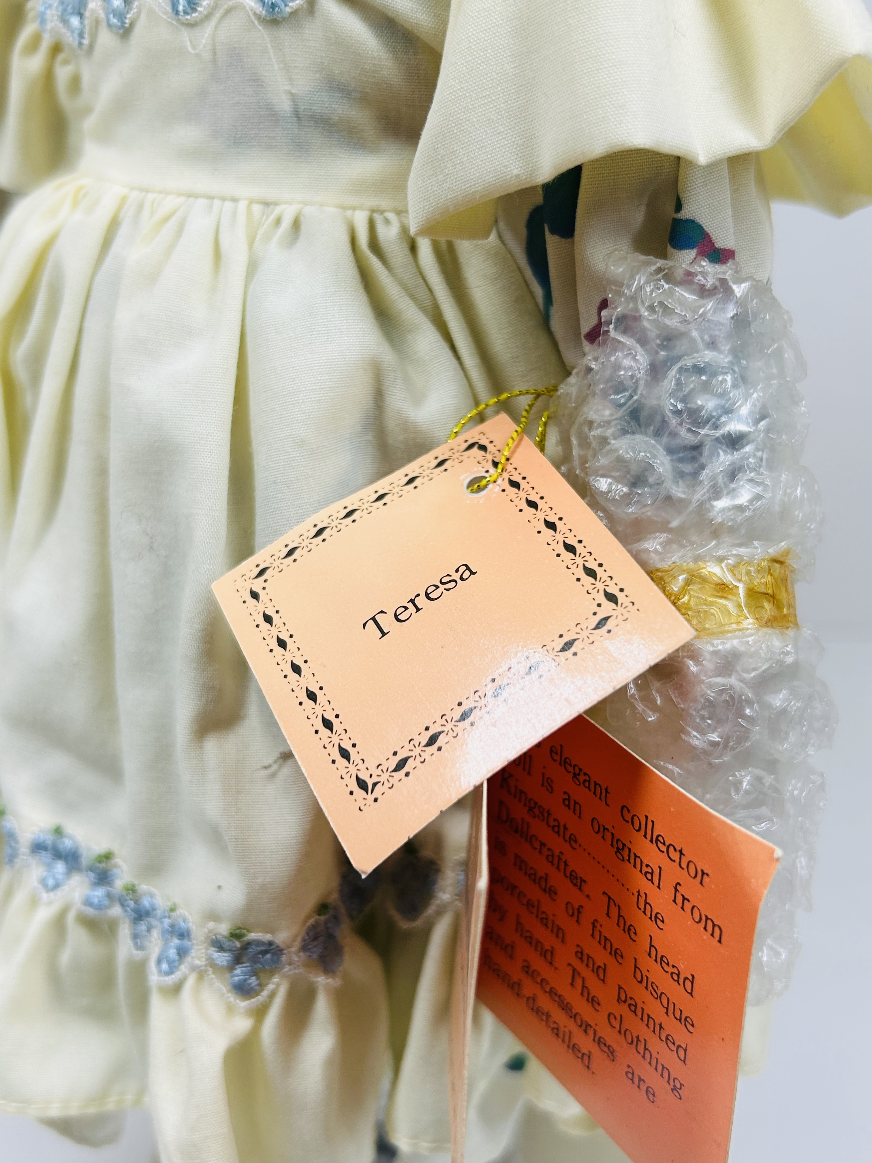 KINGSTATE TERESA COLLECTOR DOLL, LATE 20TH CENTURY