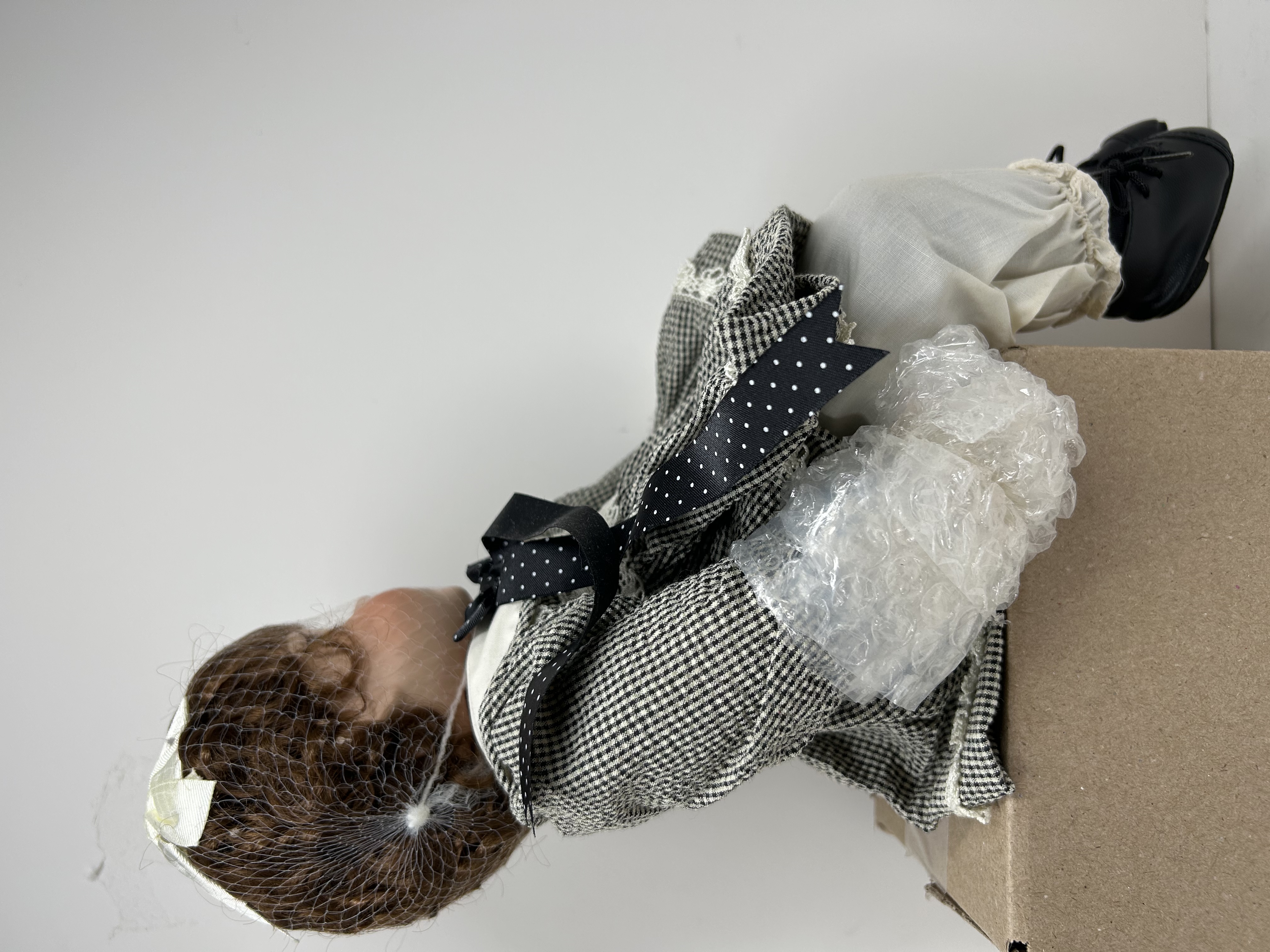 DANBURY MINT "HALEY" PORCELAIN DOLL, 1990S