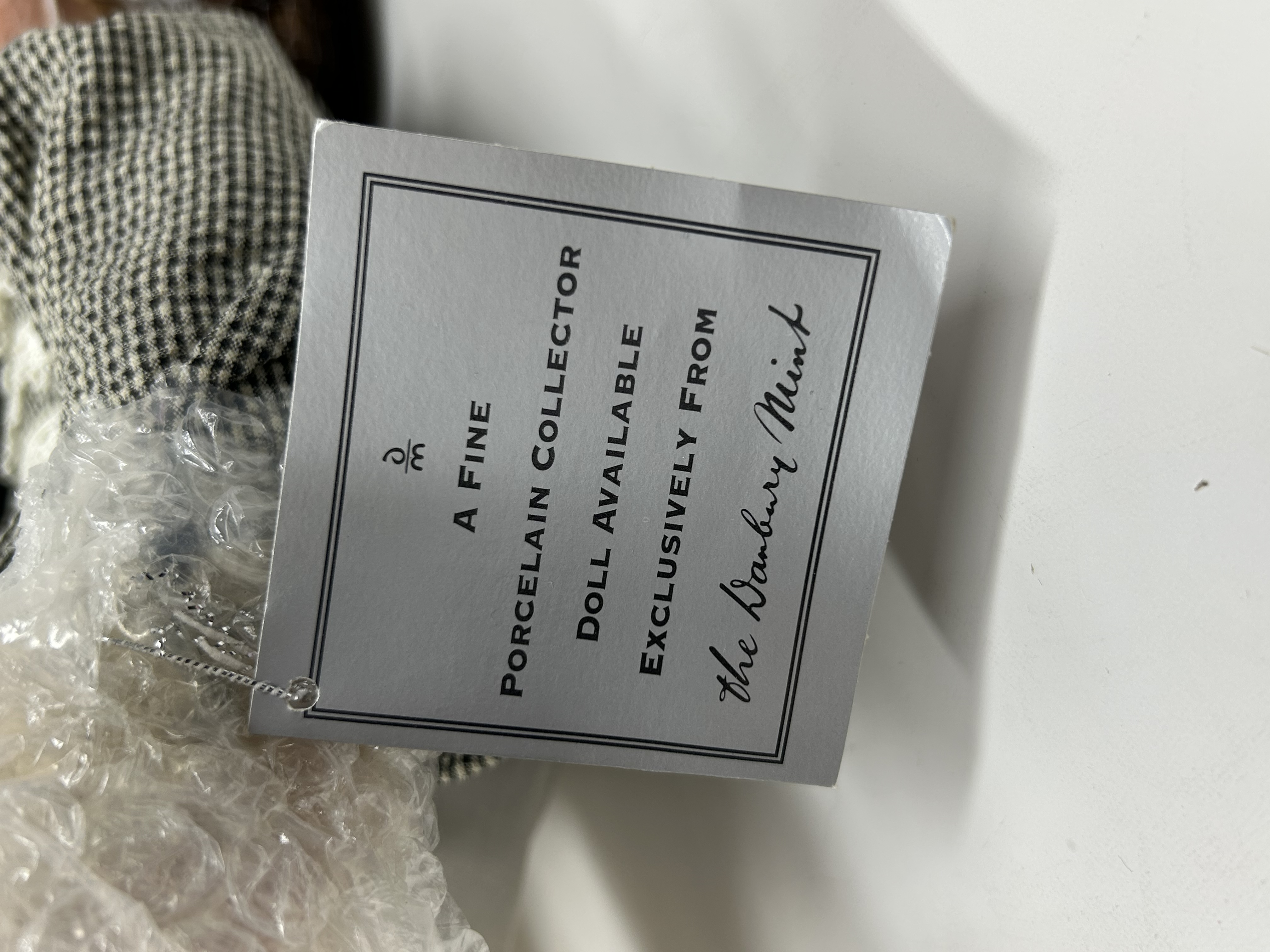 DANBURY MINT "HALEY" PORCELAIN DOLL, 1990S