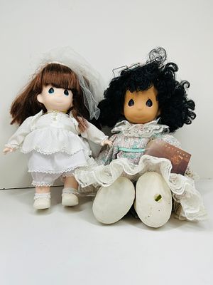 PRECIOUS MOMENTS TWO COLLECTIBLE DOLLS 1992-1996. Two collectible dolls produced by Precious 