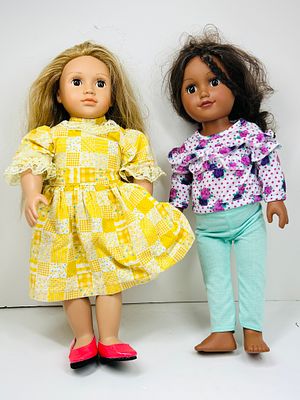 OUR GENERATION AND CITITOY VINYL DOLLS. Our Generation and Cititoy 18-inch play dolls with vinyl 