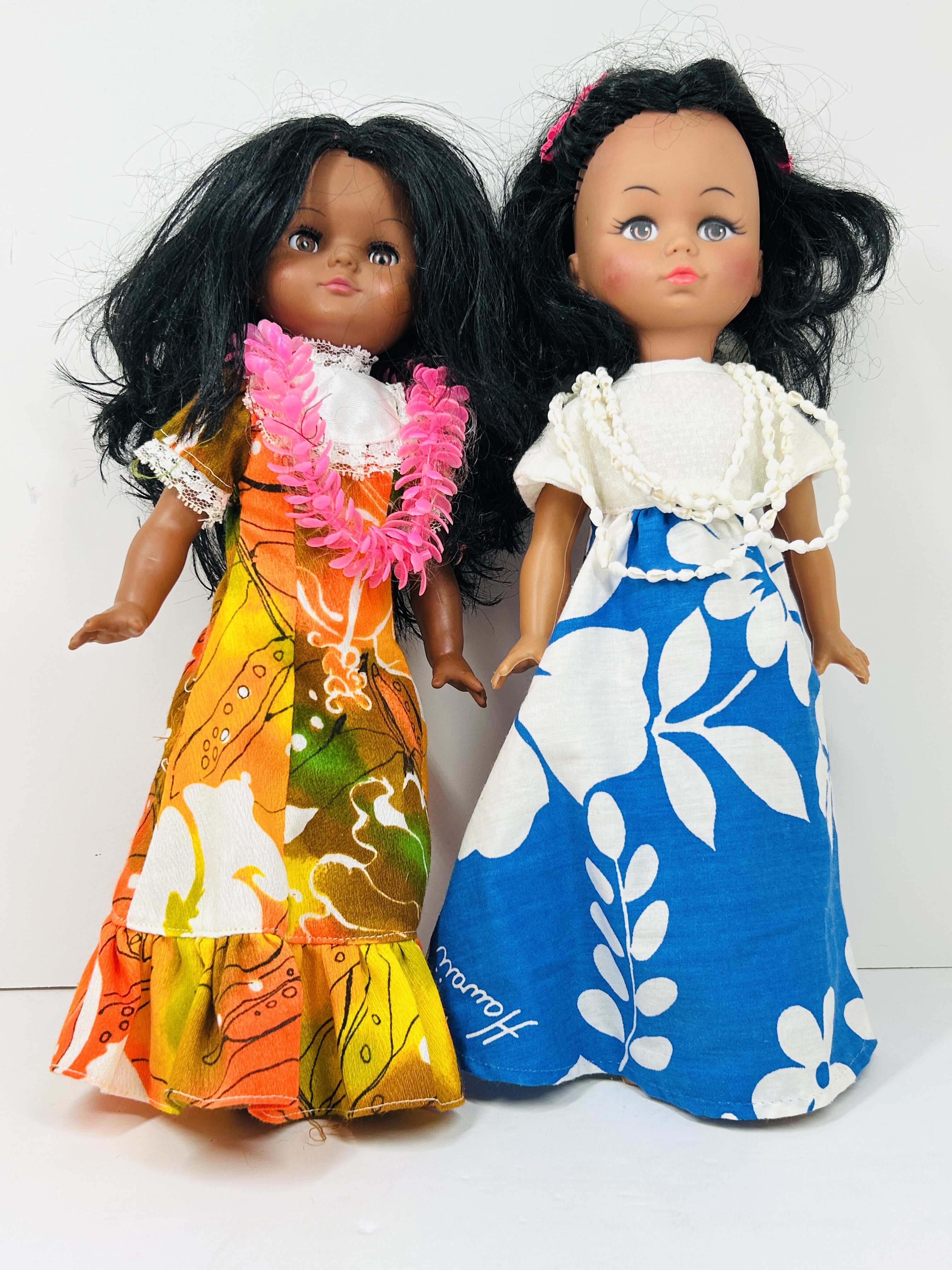 LANAKILA AND HONG KONG VINYL HAWAIIAN DOLLS, 1970S