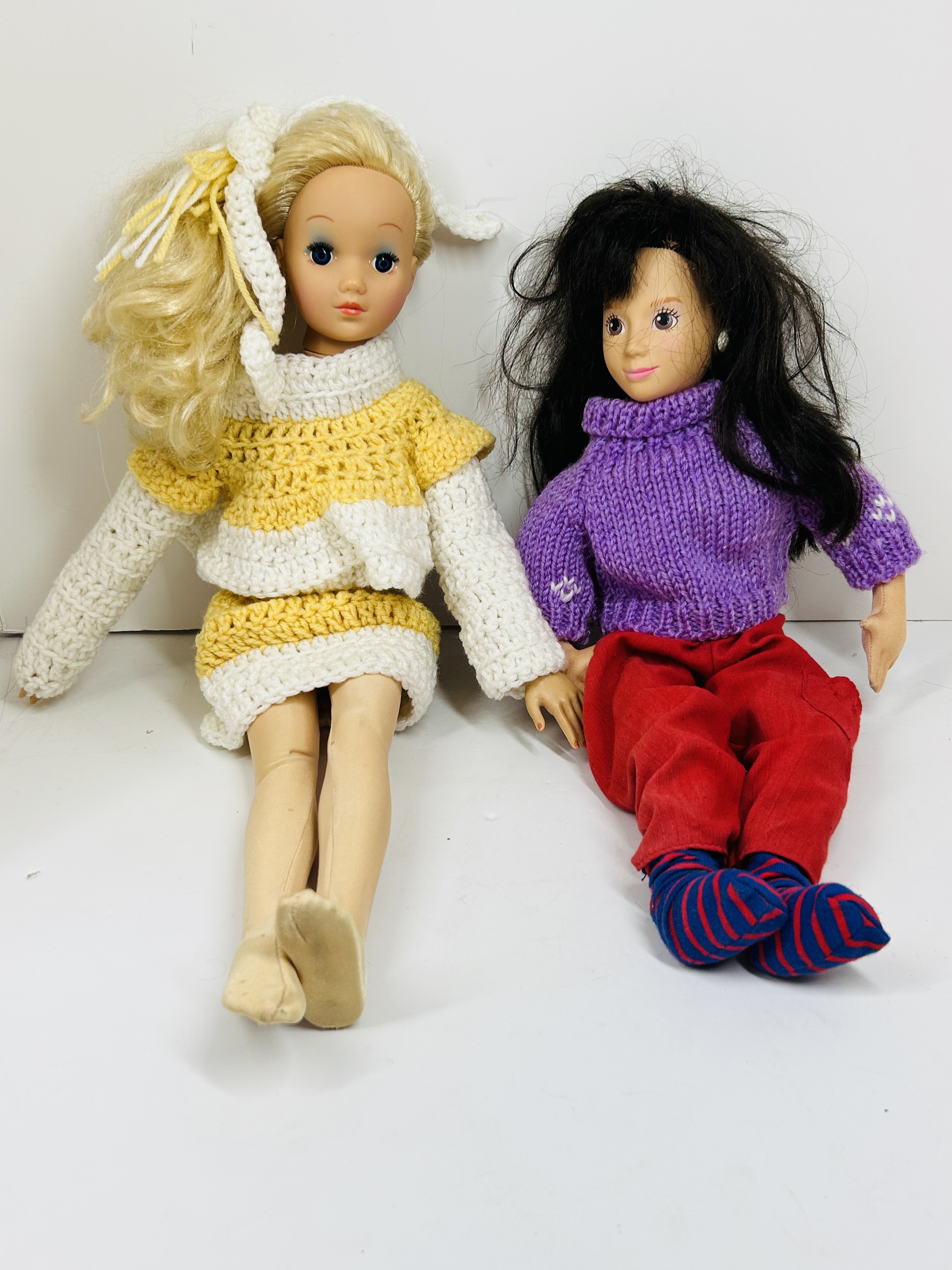 TWO MATTEL MY CHILD DOLLS, 1986