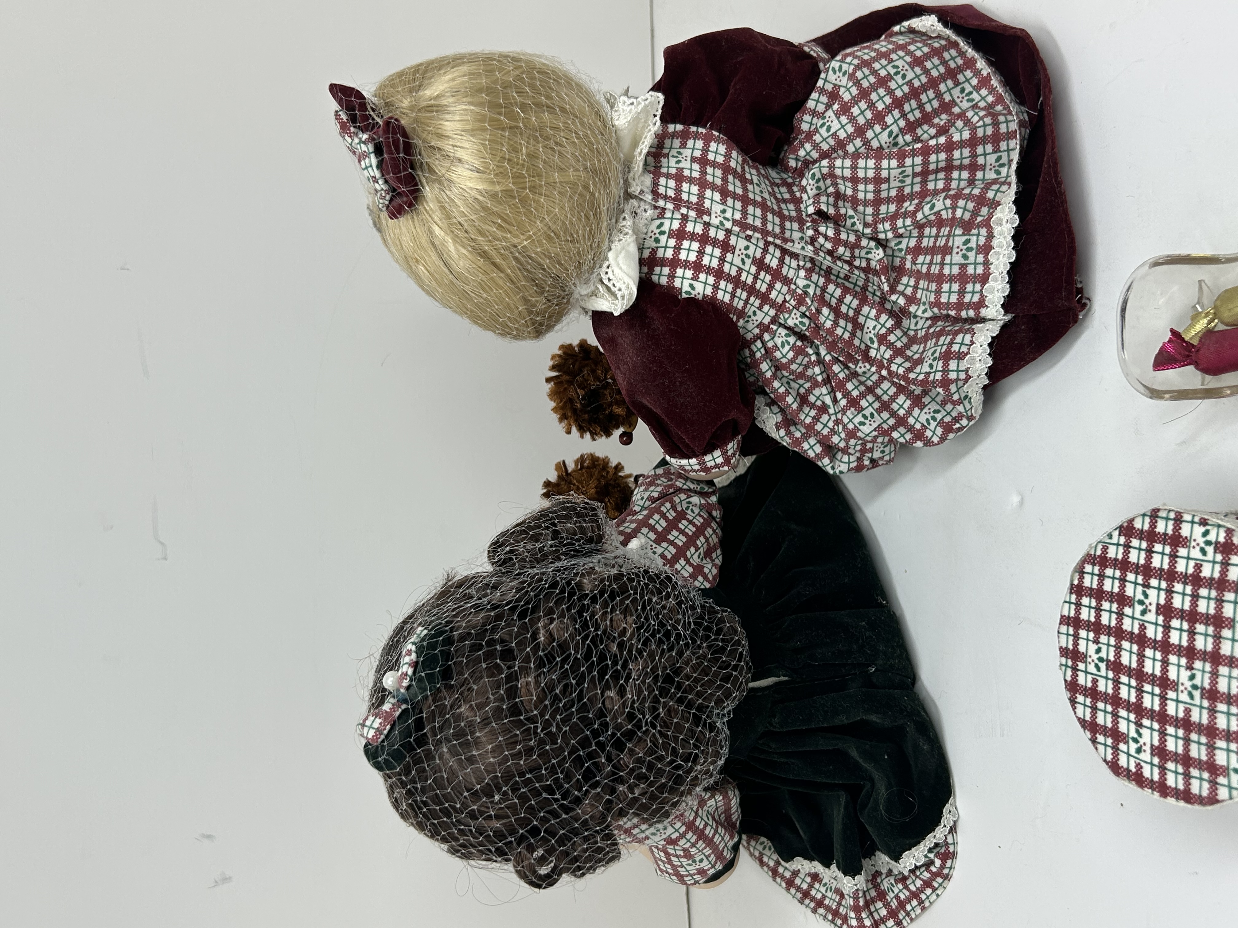 HERITAGE SIGNATURE COLLECTION BISQUE DOLLS, CIRCA 1990