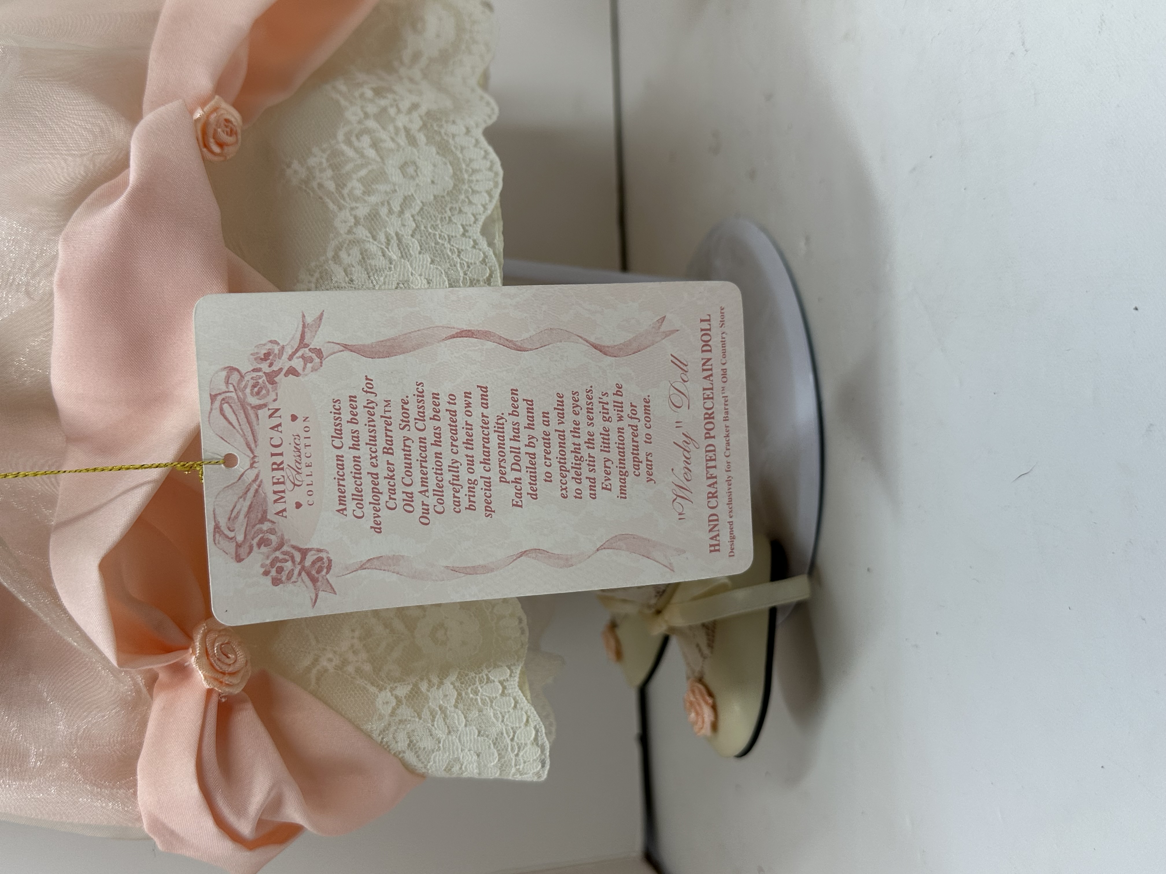 AMERICAN CLASSICS PORCELAIN WENDY DOLL