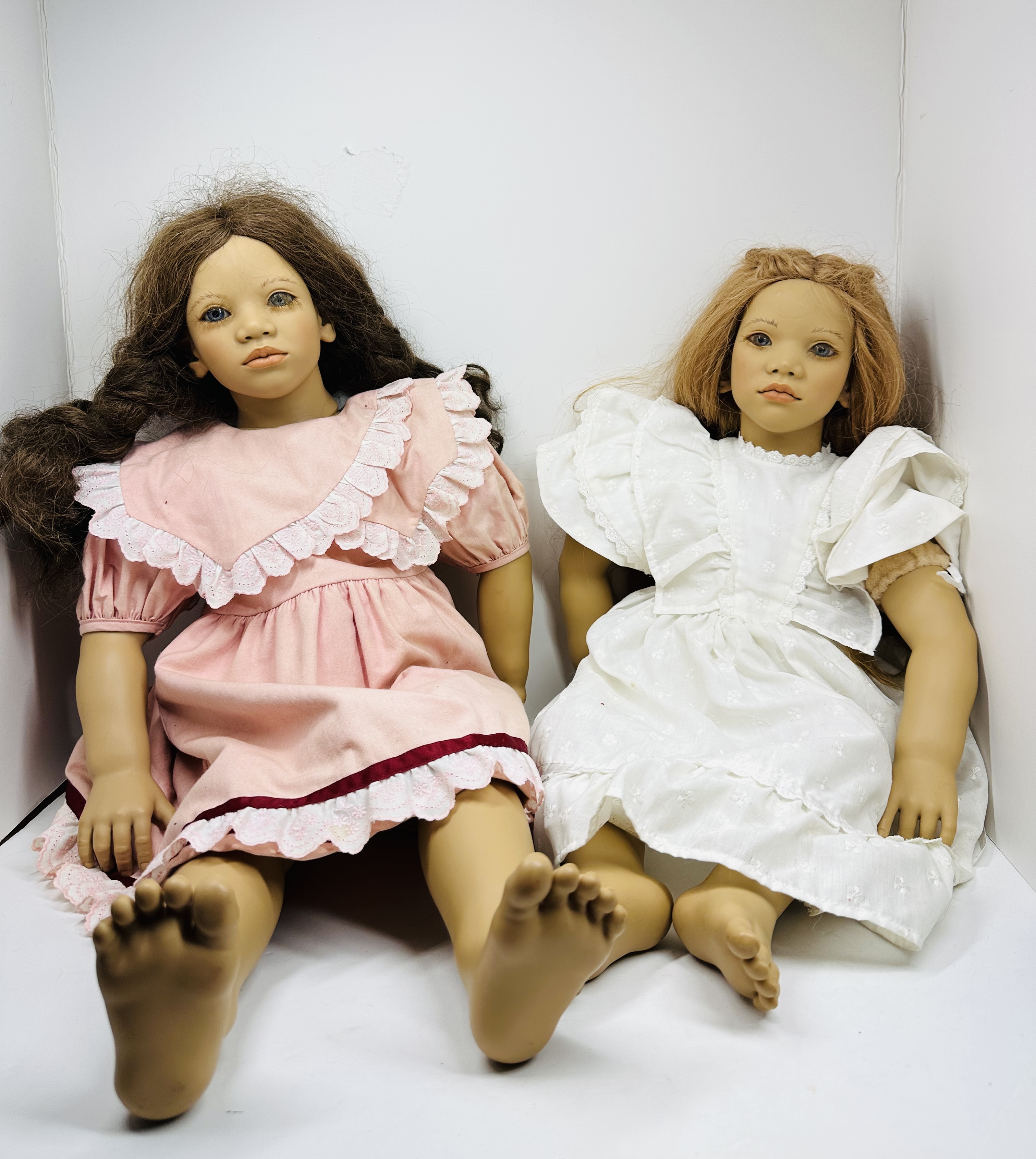 THREE GÖTZ AND ASHTON-DRAKE VINYL DOLLS