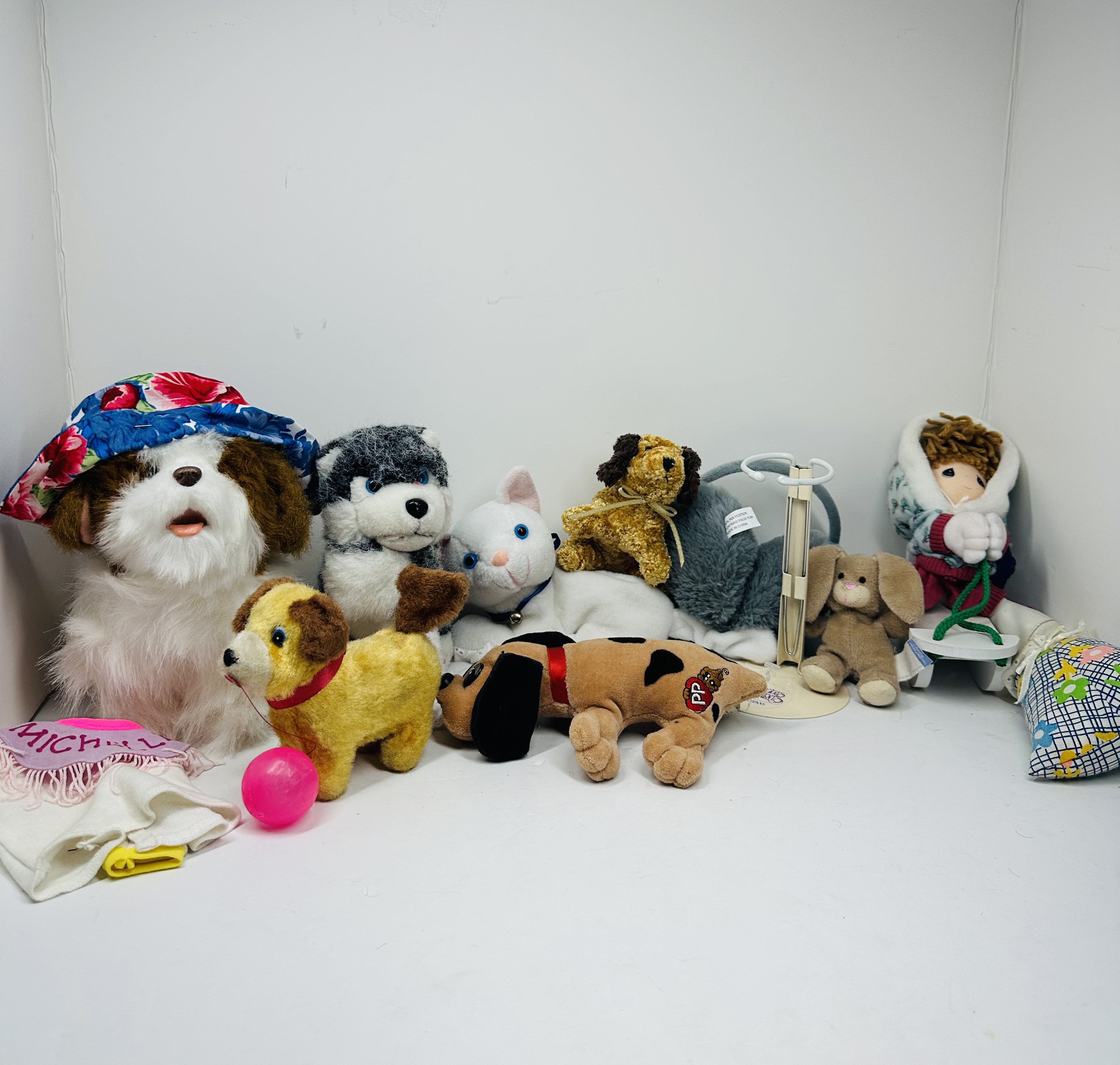 TONKA AND PRECIOUS MOMENTS PLUSH COLLECTION