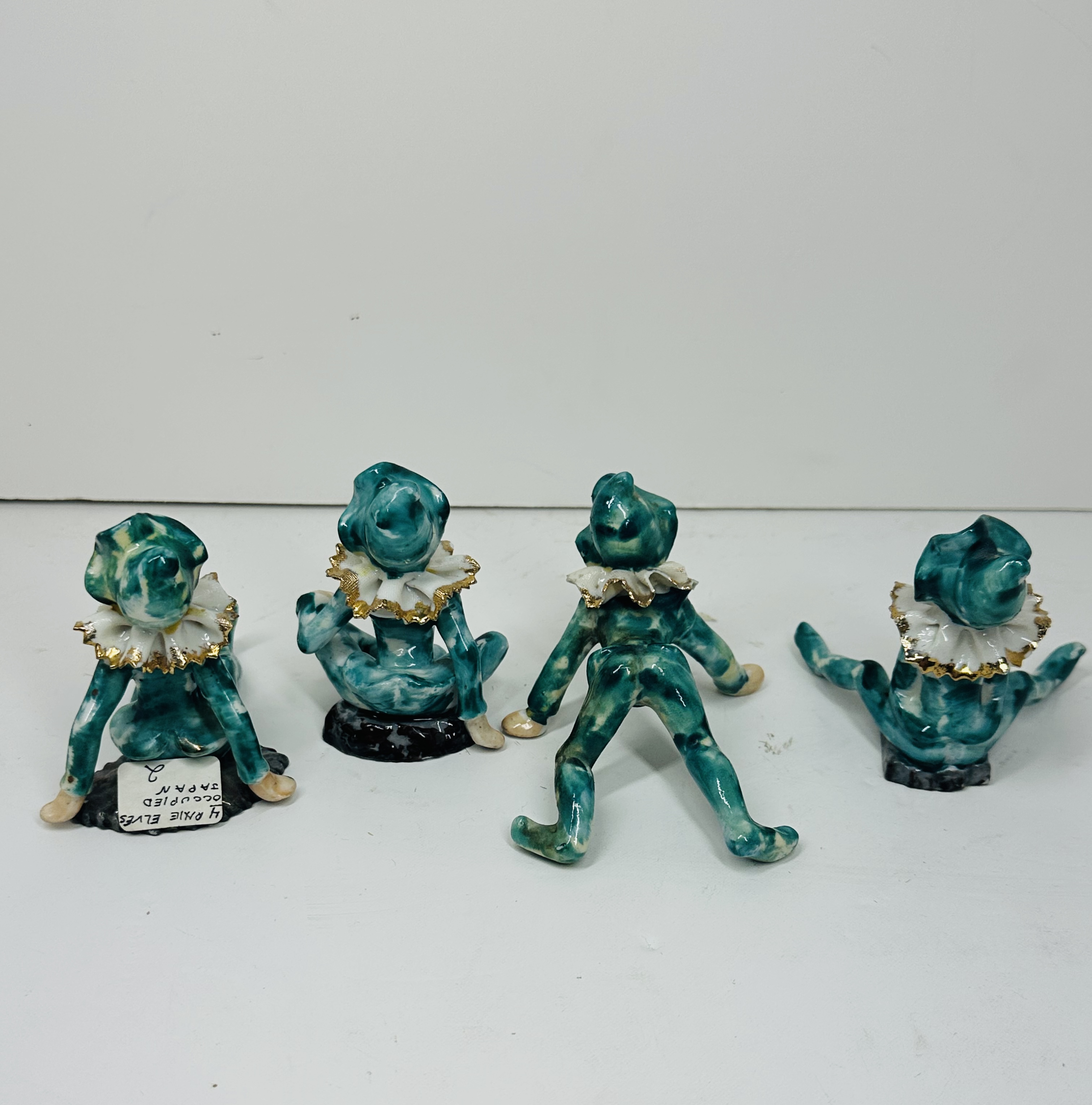 OCCUPIED JAPAN CERAMIC PIXIE ELVES
