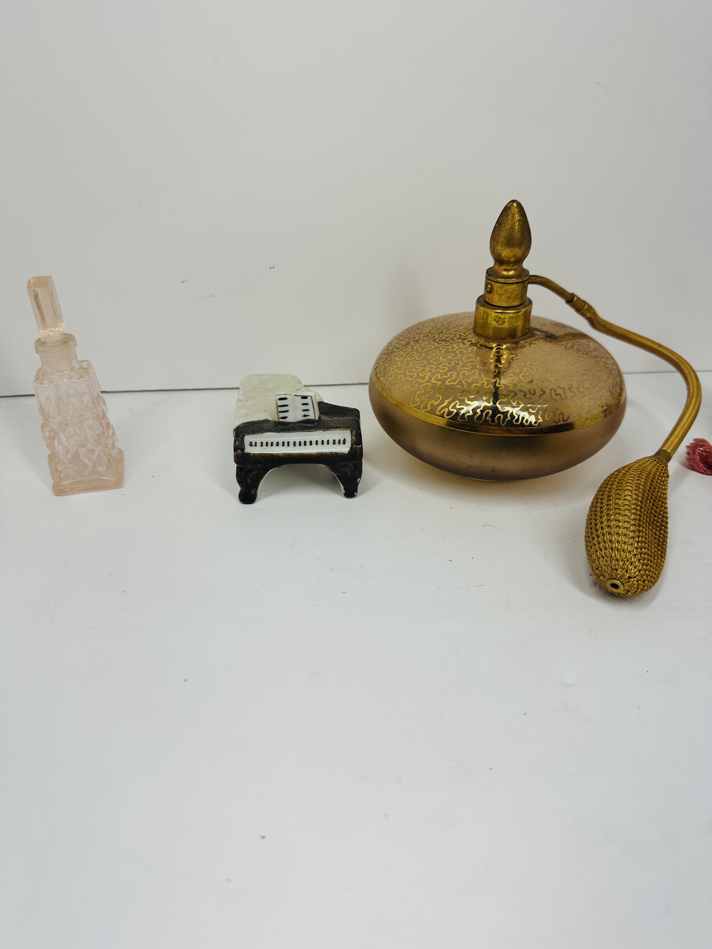 DEVILBISS AND GLASS VANITY COLLECTION, MID-20TH CENTURY