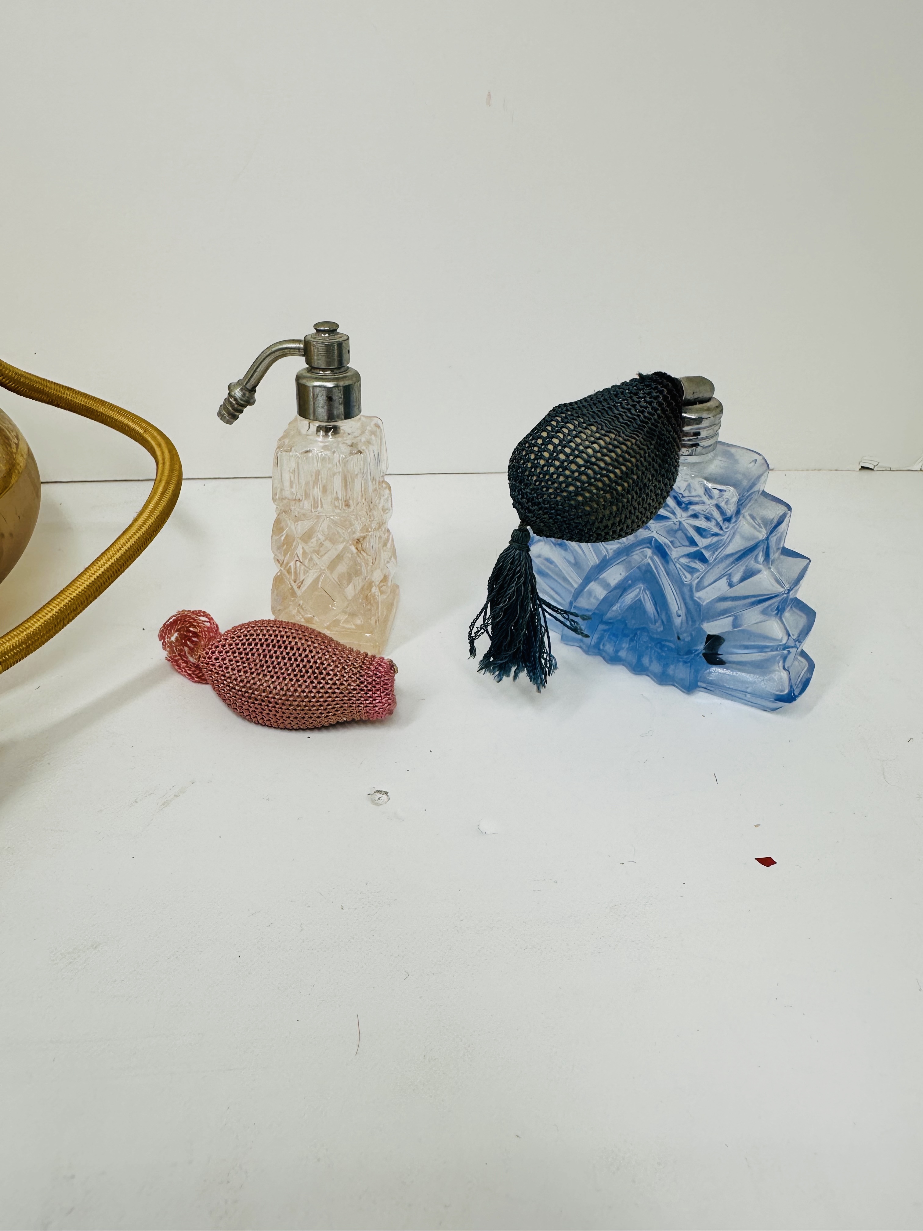 DEVILBISS AND GLASS VANITY COLLECTION, MID-20TH CENTURY