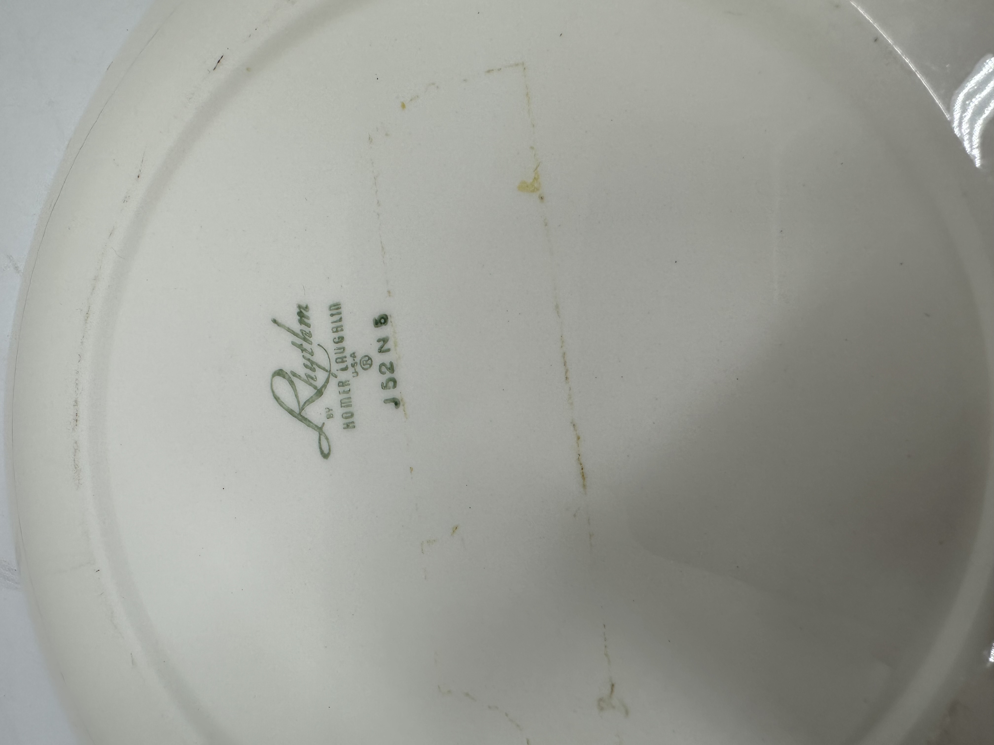HOMER LAUGHLIN AND ROYAL CHELSEA CERAMIC PLATES