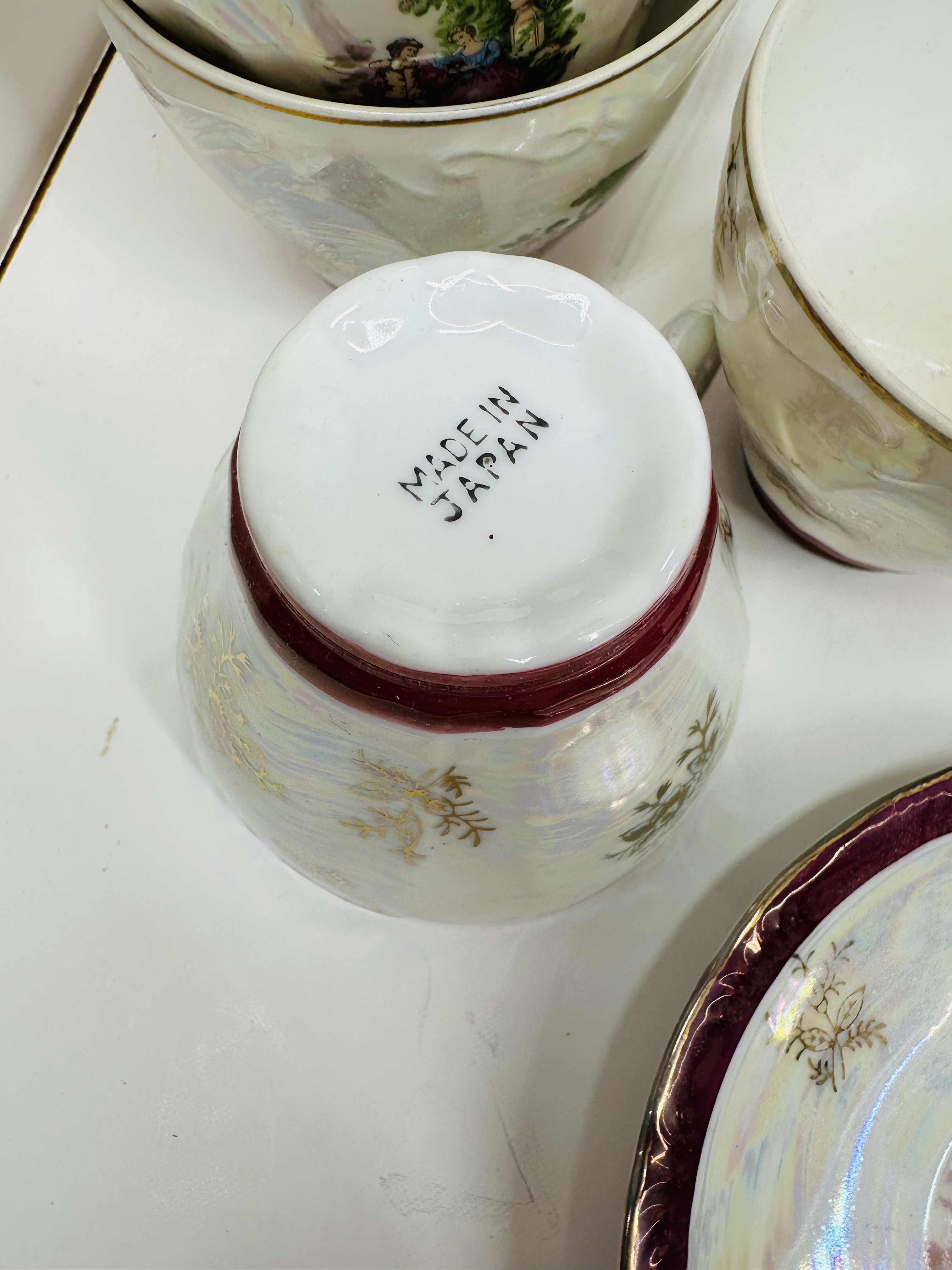 JAPANESE LUSTERWARE TEA SERVICE MID-20TH CENTURY