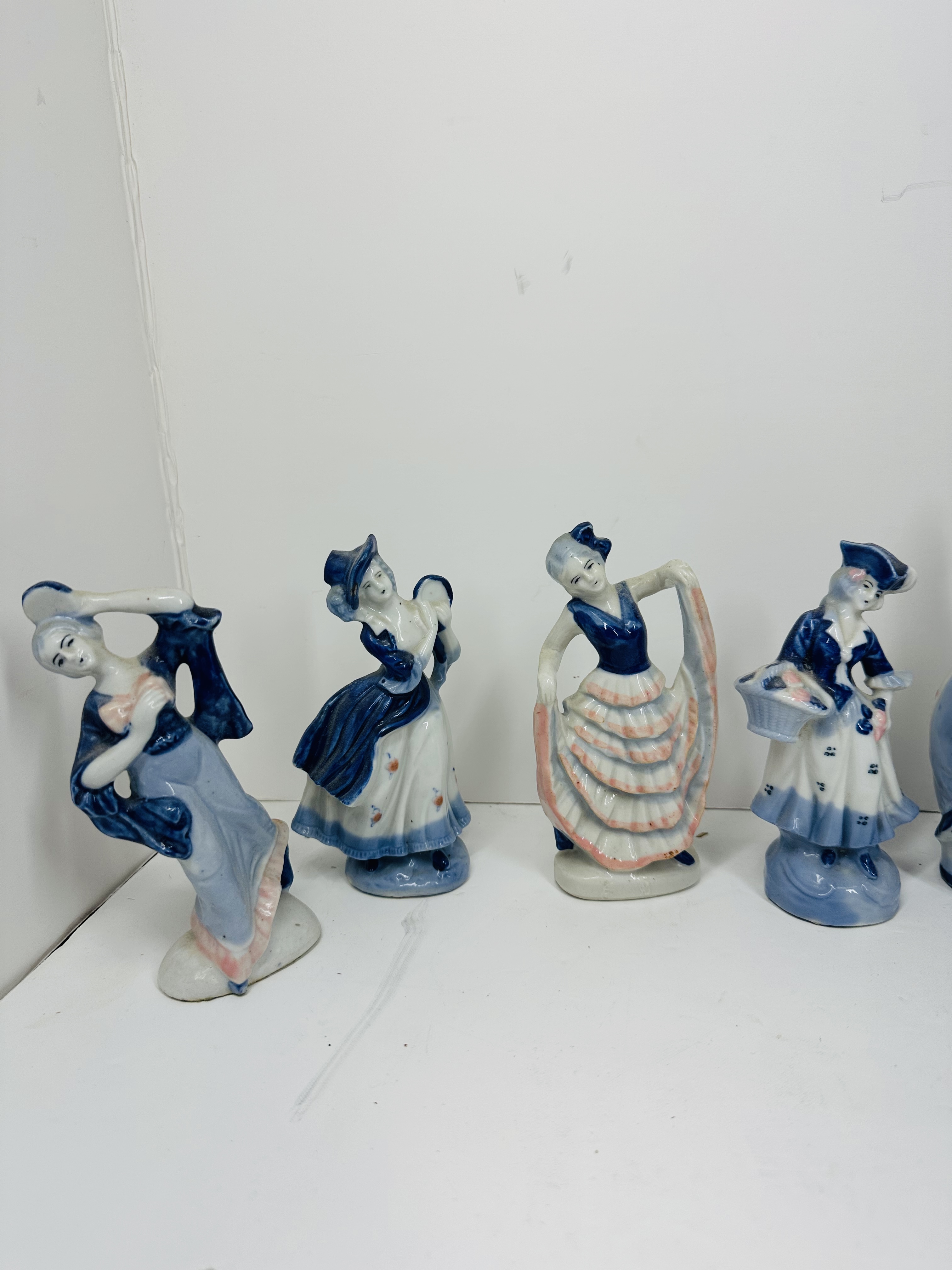 OCCUPIED JAPAN PORCELAIN LADY FIGURINES