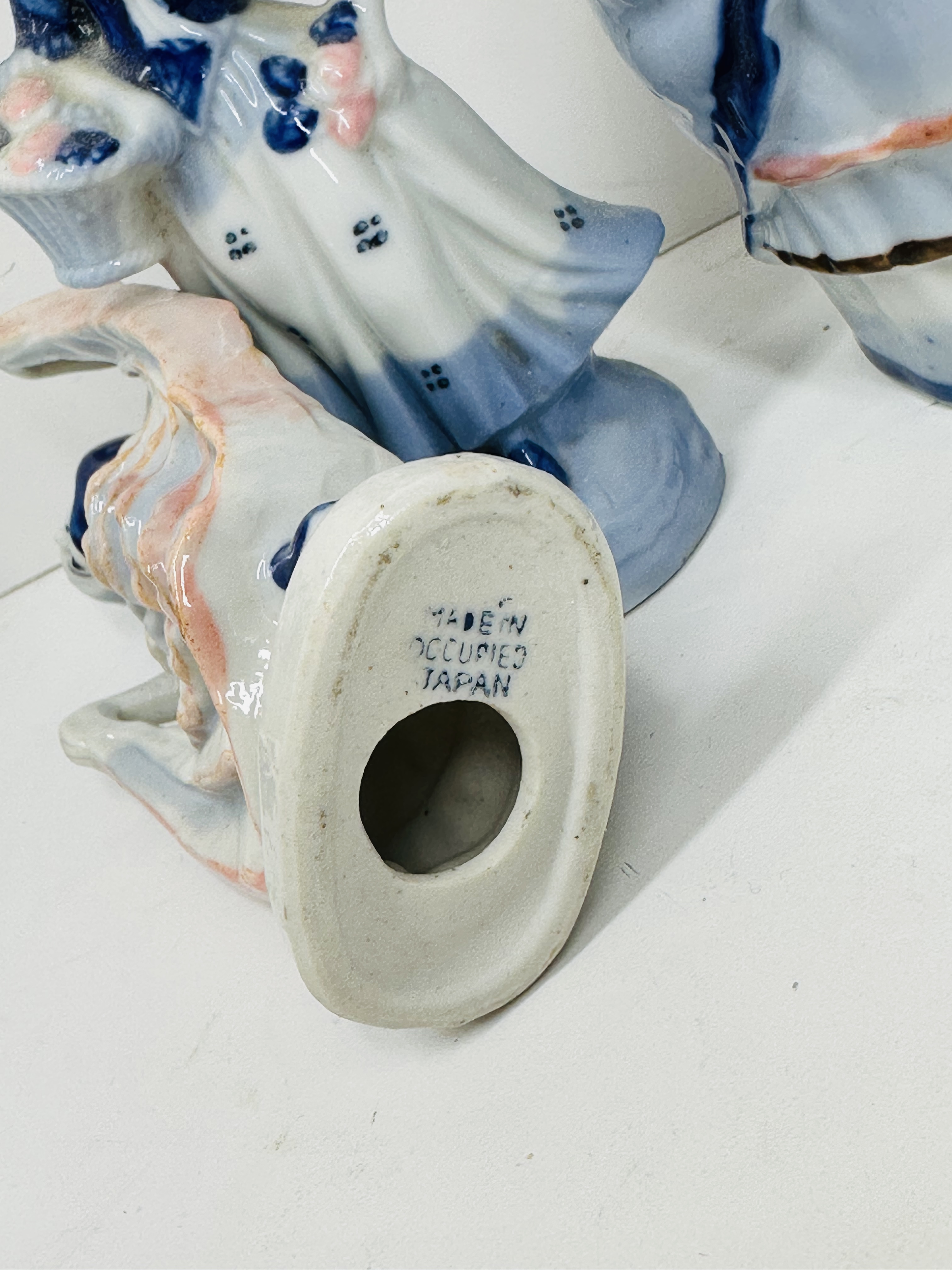 OCCUPIED JAPAN PORCELAIN LADY FIGURINES