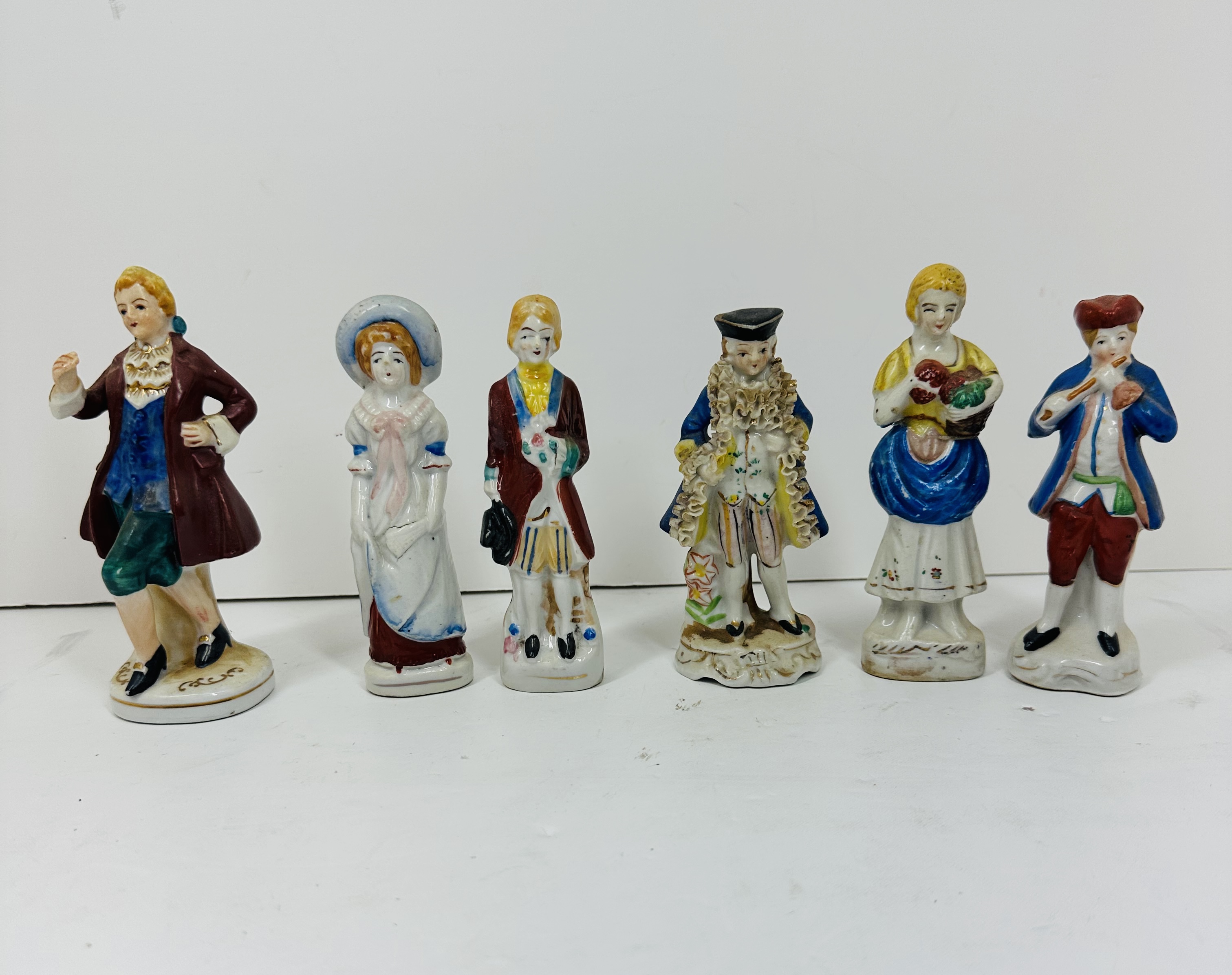 SIX OCCUPIED JAPAN PORCELAIN FIGURES, CIRCA 1950