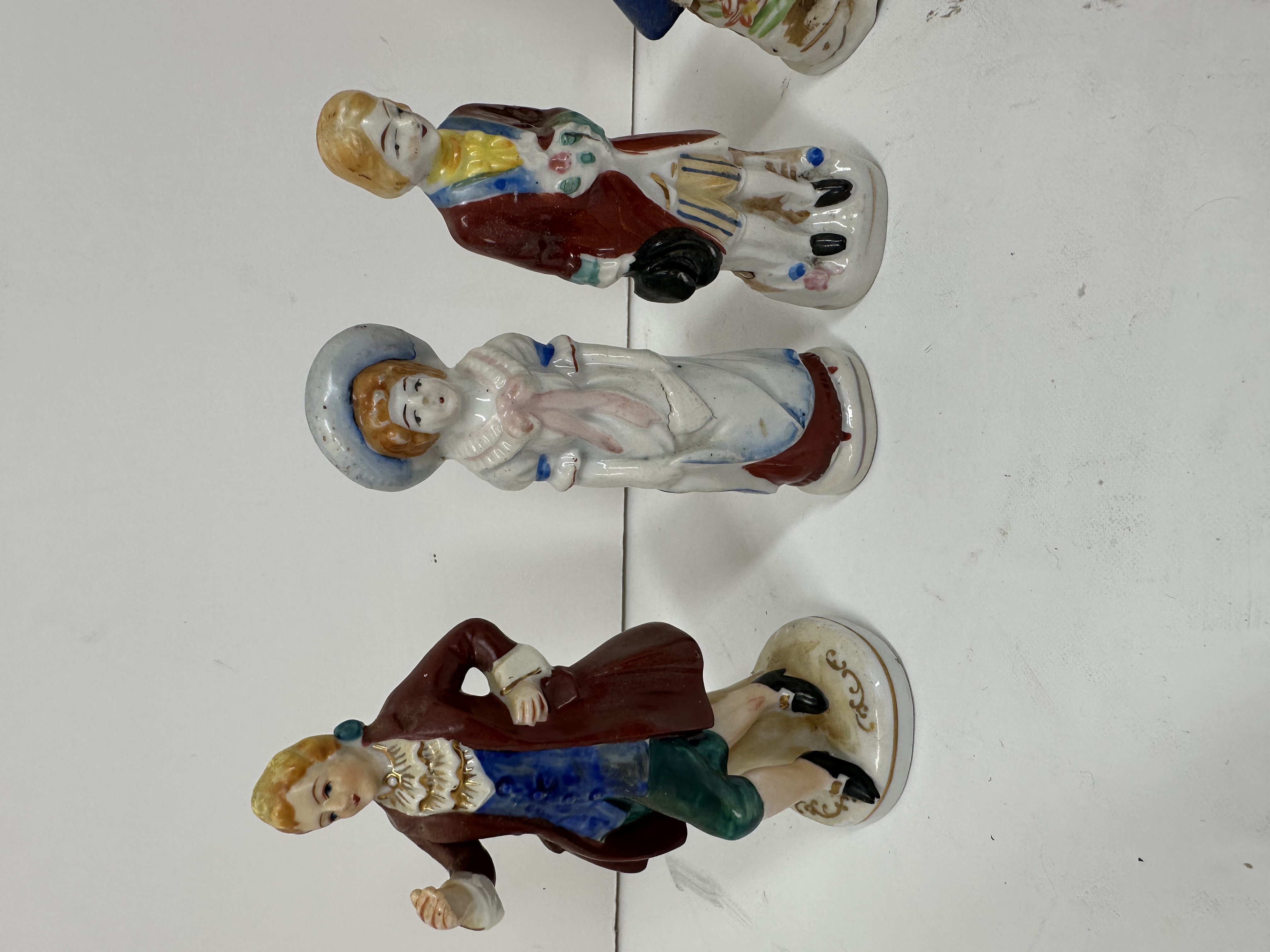 SIX OCCUPIED JAPAN PORCELAIN FIGURES, CIRCA 1950