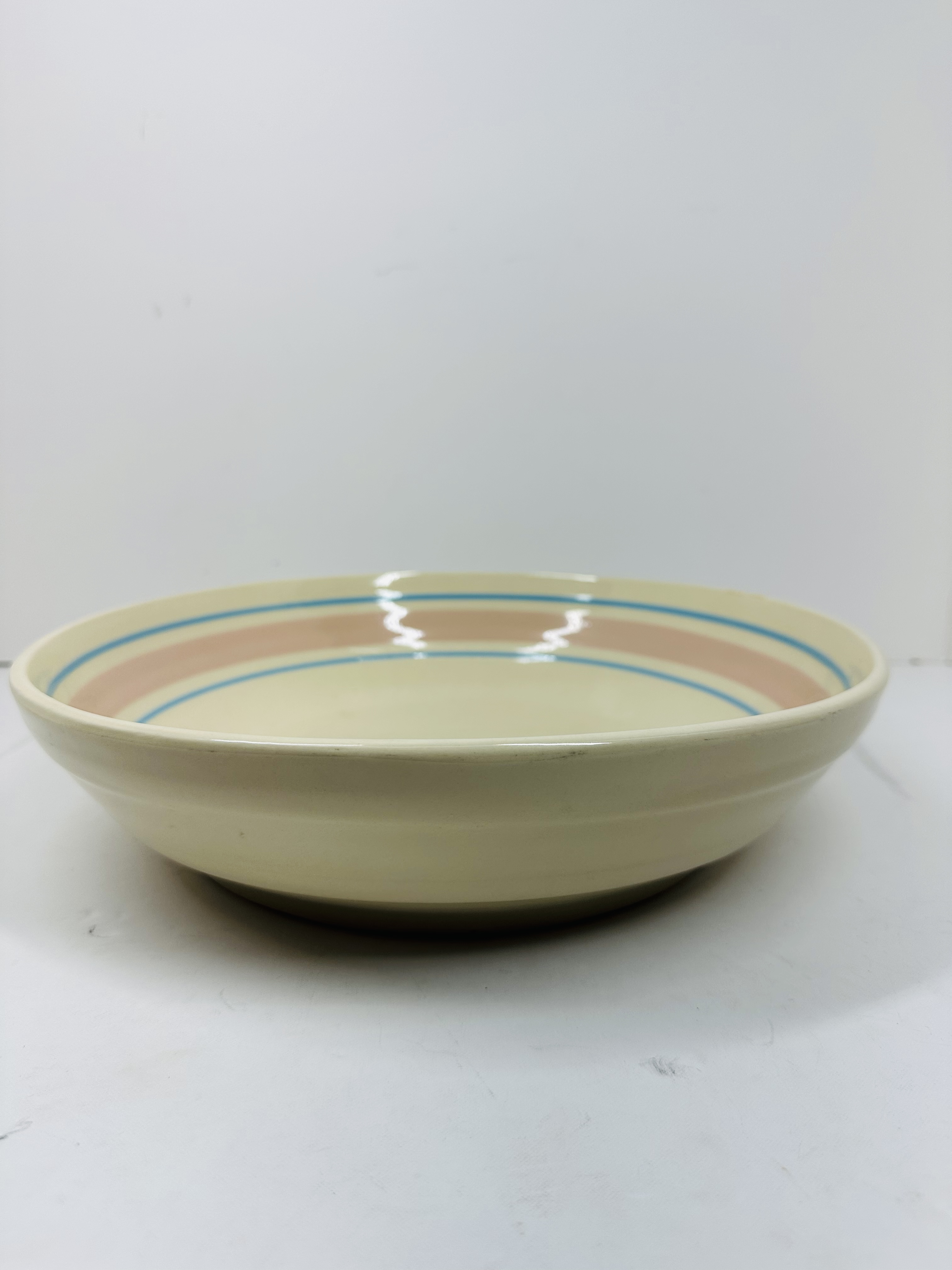 MCCOY STONECRAFT CERAMIC SERVING BOWL, 1970S