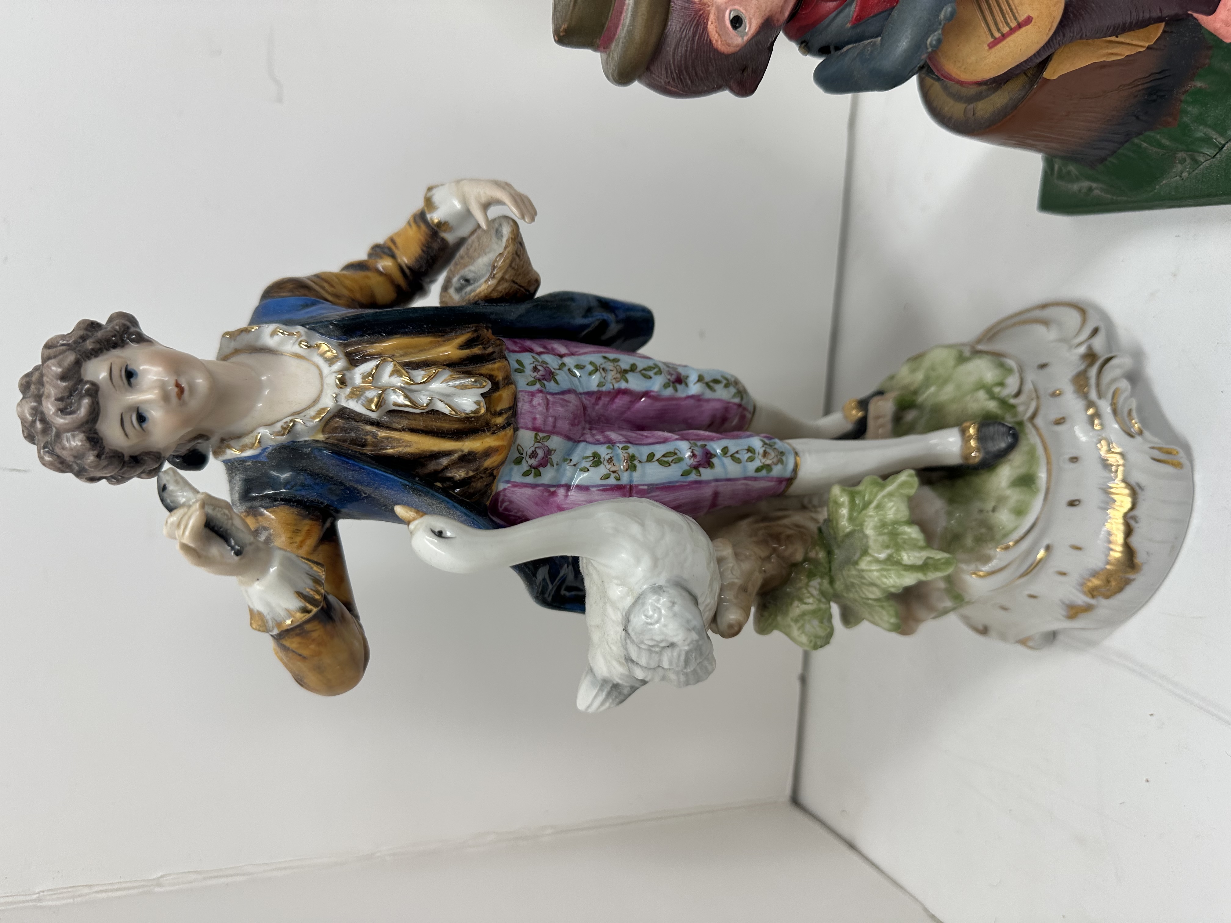 OCCUPIED JAPAN AND PORCELAIN FIGURAL TRIO