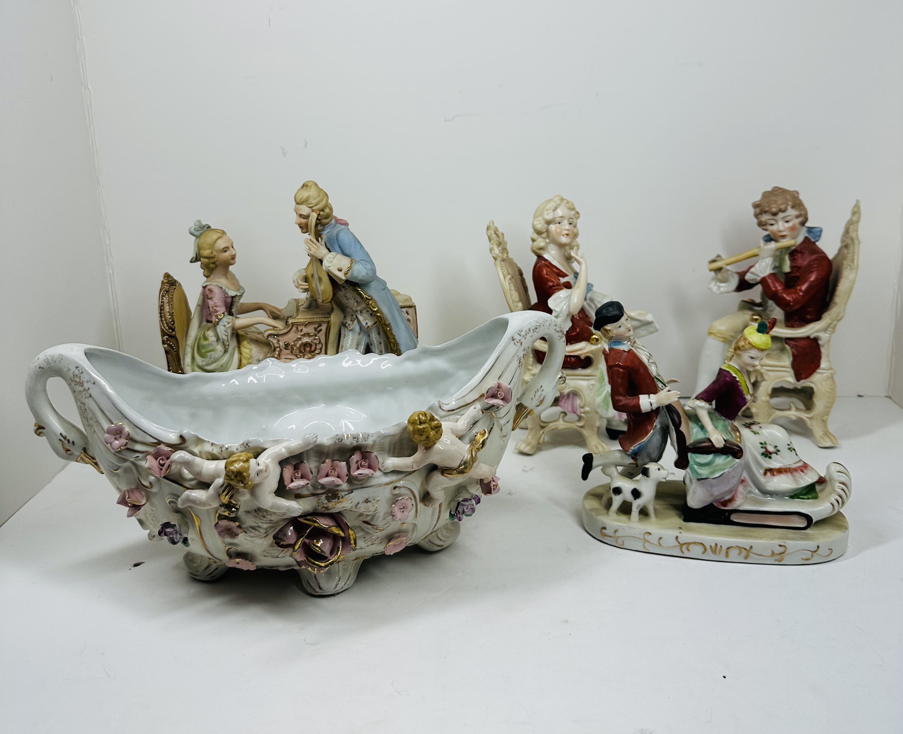 SITZENDORF AND VON SCHIERHOLZ PORCELAIN, 20TH CENTURY