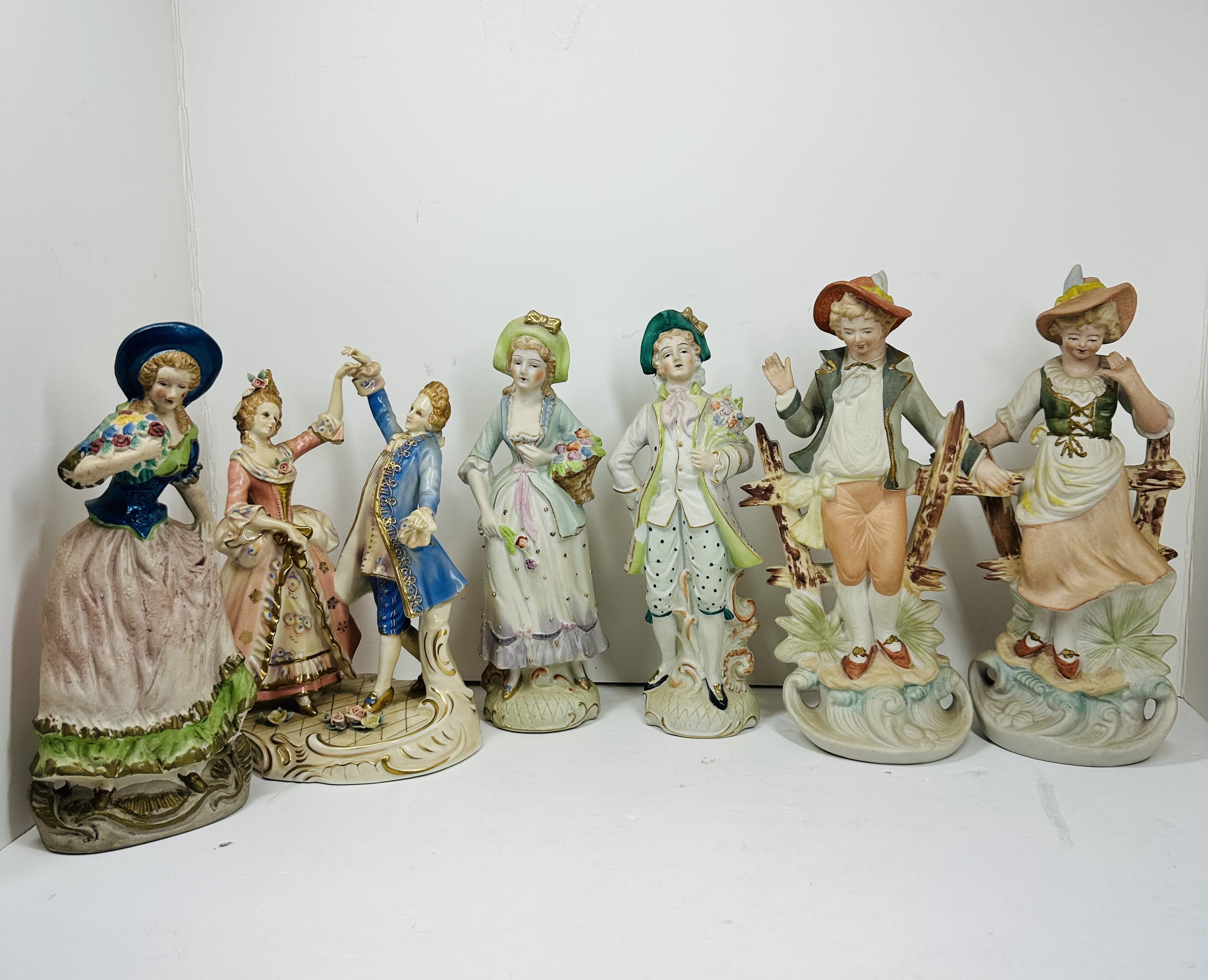 OCCUPIED JAPAN PORCELAIN FIGURINE COLLECTION