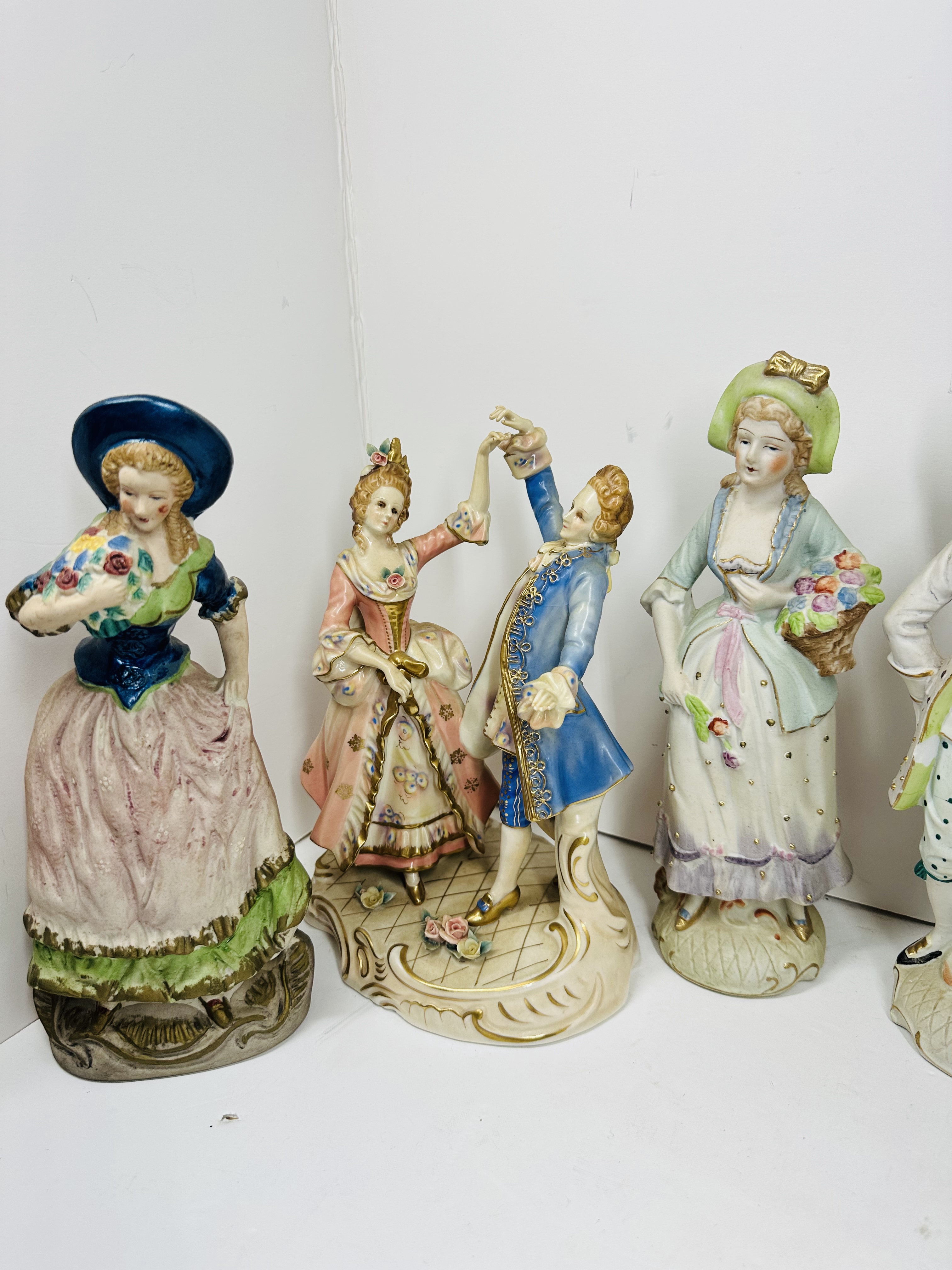 OCCUPIED JAPAN PORCELAIN FIGURINE COLLECTION