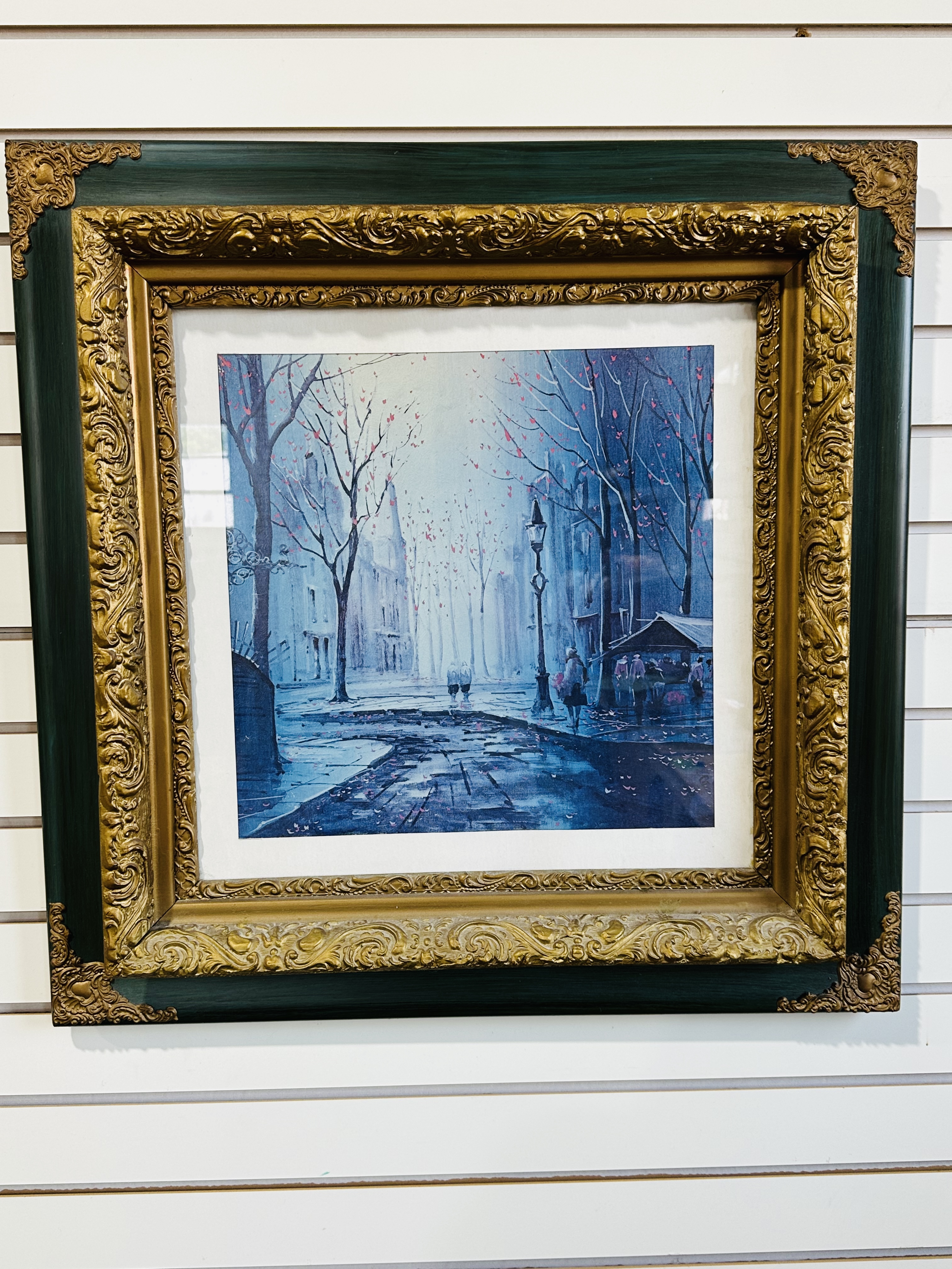 GASTON PIERRE PARIS STREET WATERCOLOR, MID-20TH CENTURY