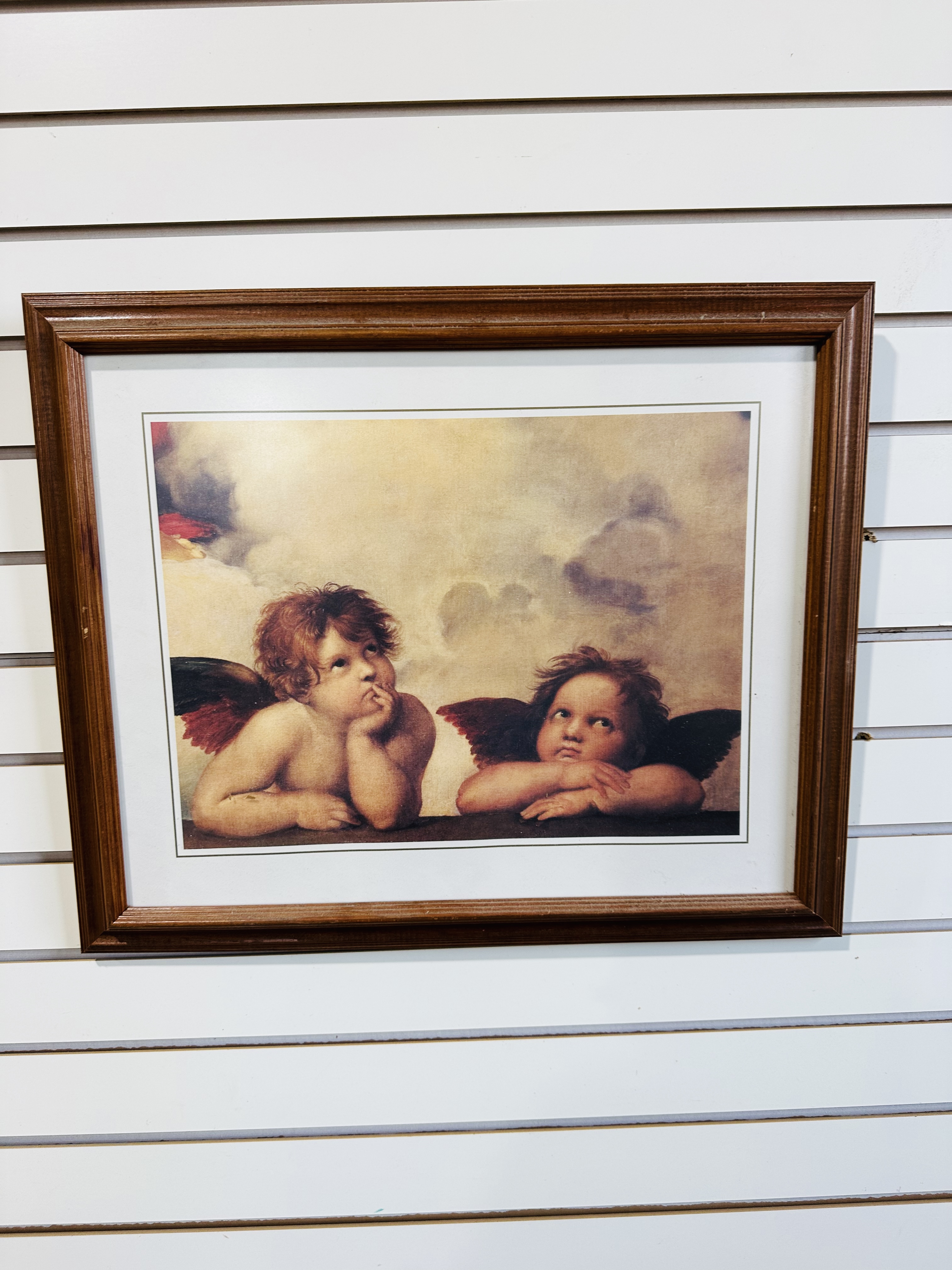 RAPHAEL, CHERUBS FRAMED OFFSET LITHOGRAPH