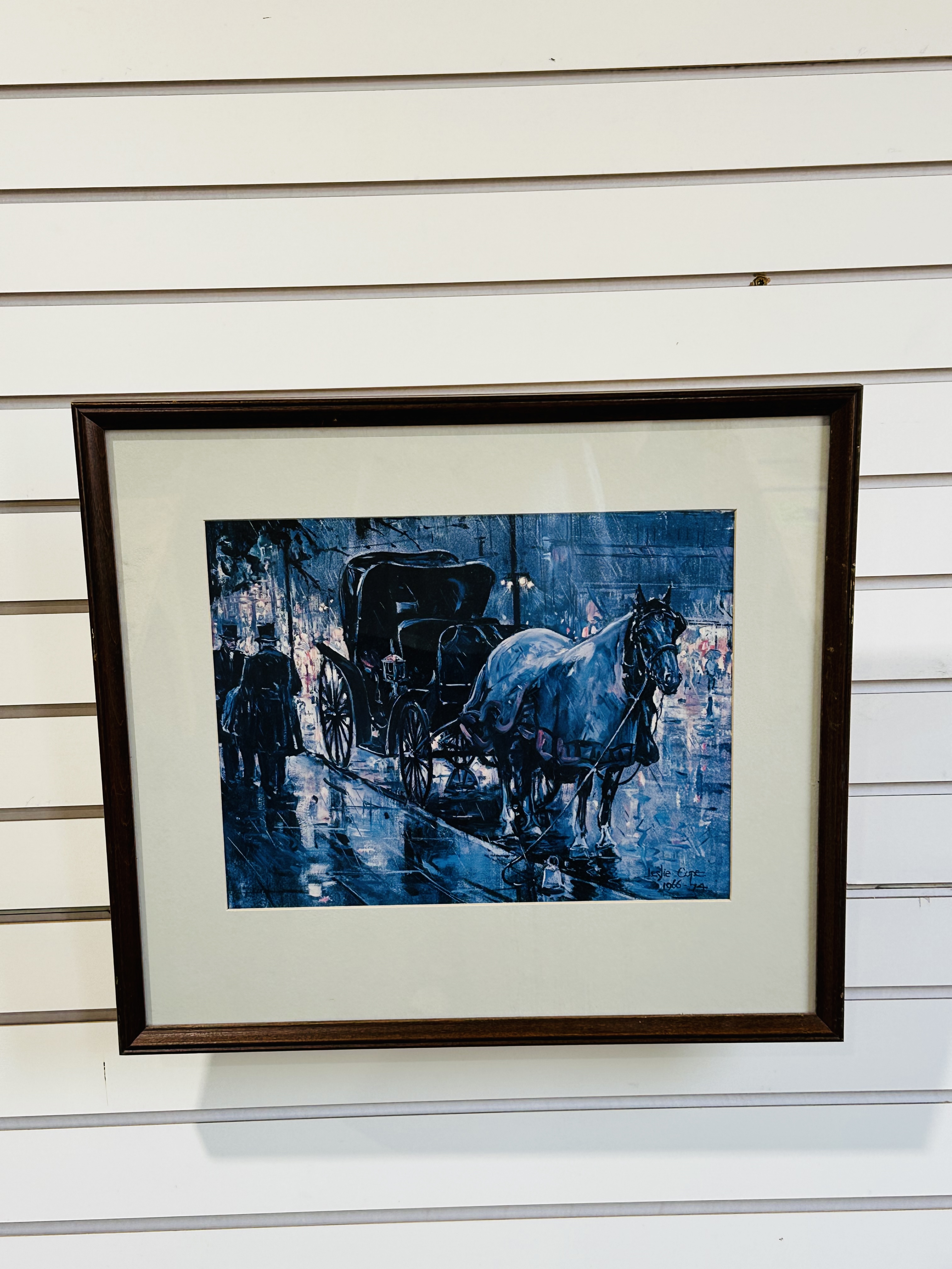 LESLIE COPE CITY SCENE LITHOGRAPH