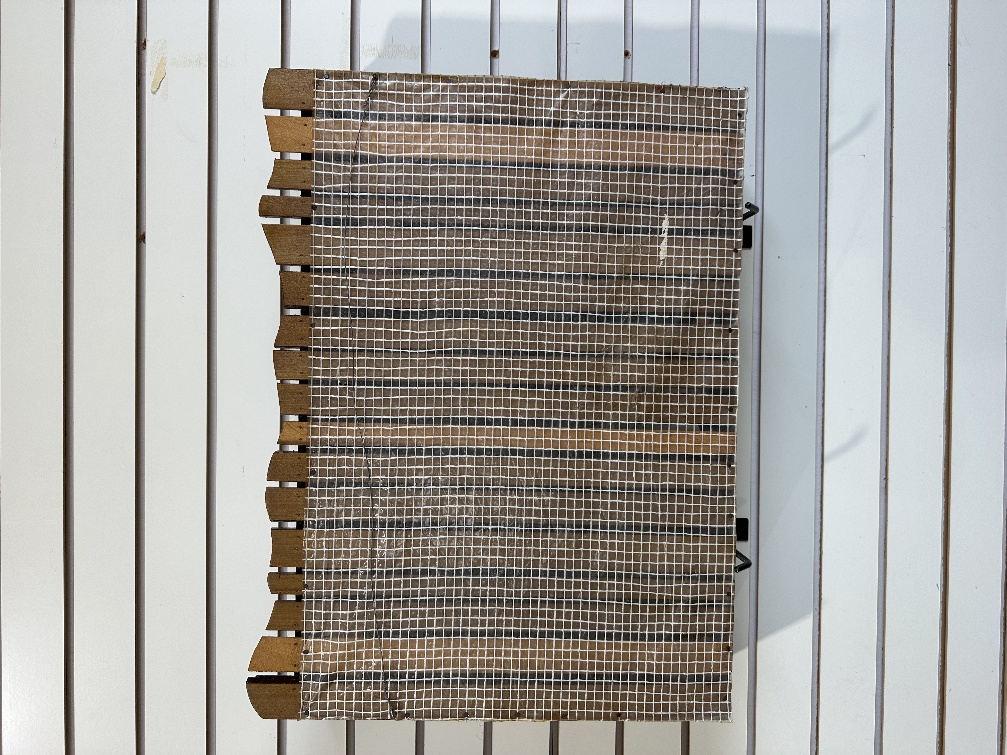MID-CENTURY WOOD SHIP RELIEF SCULPTURE