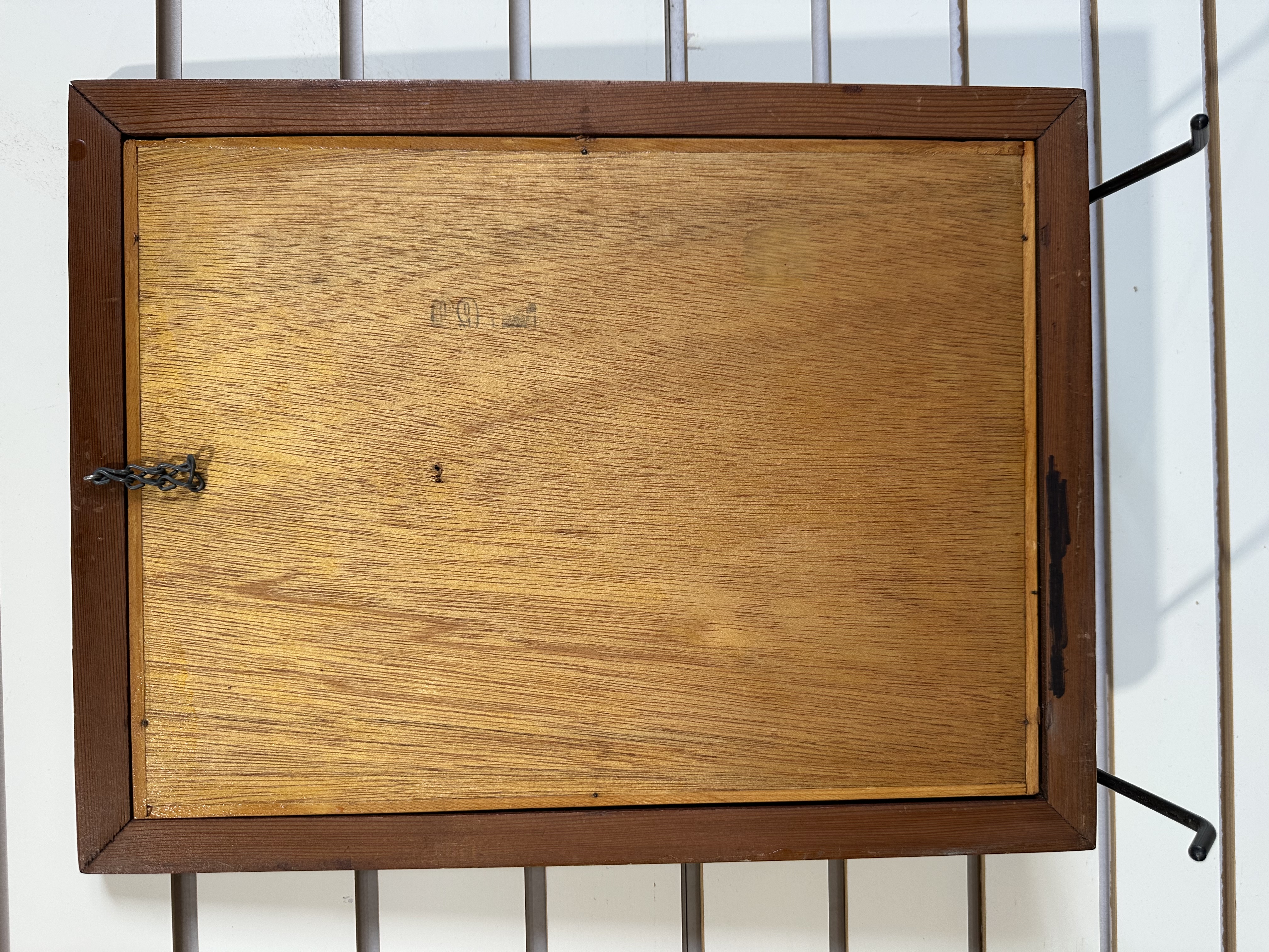 FOLK ART MARQUETRY WOOD PANEL